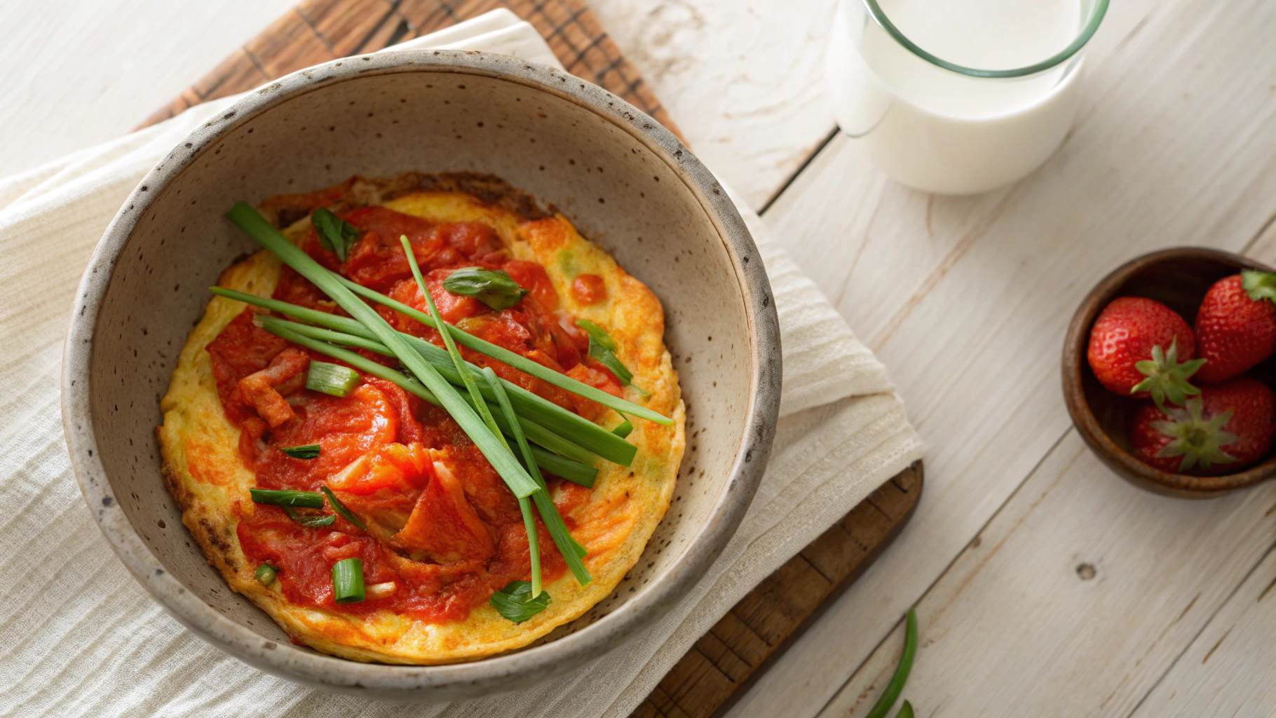 Keto Kimchi Omelette