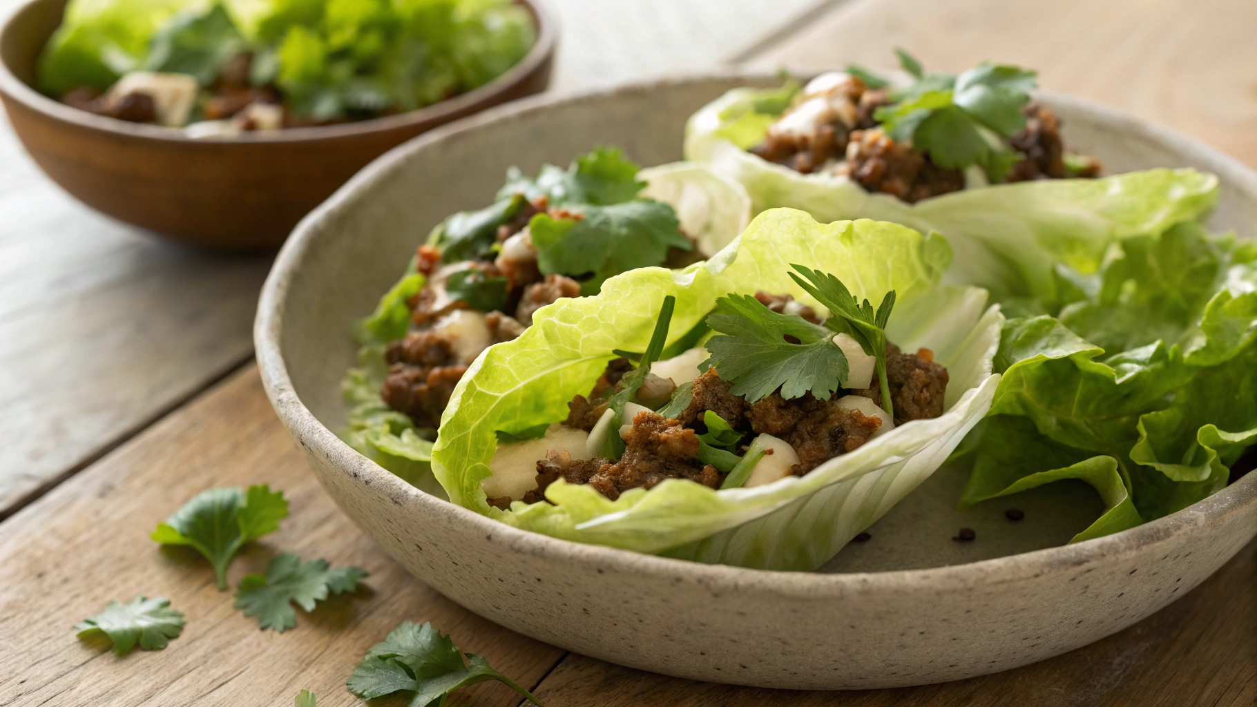Keto Lamb and Lettuce Lunch