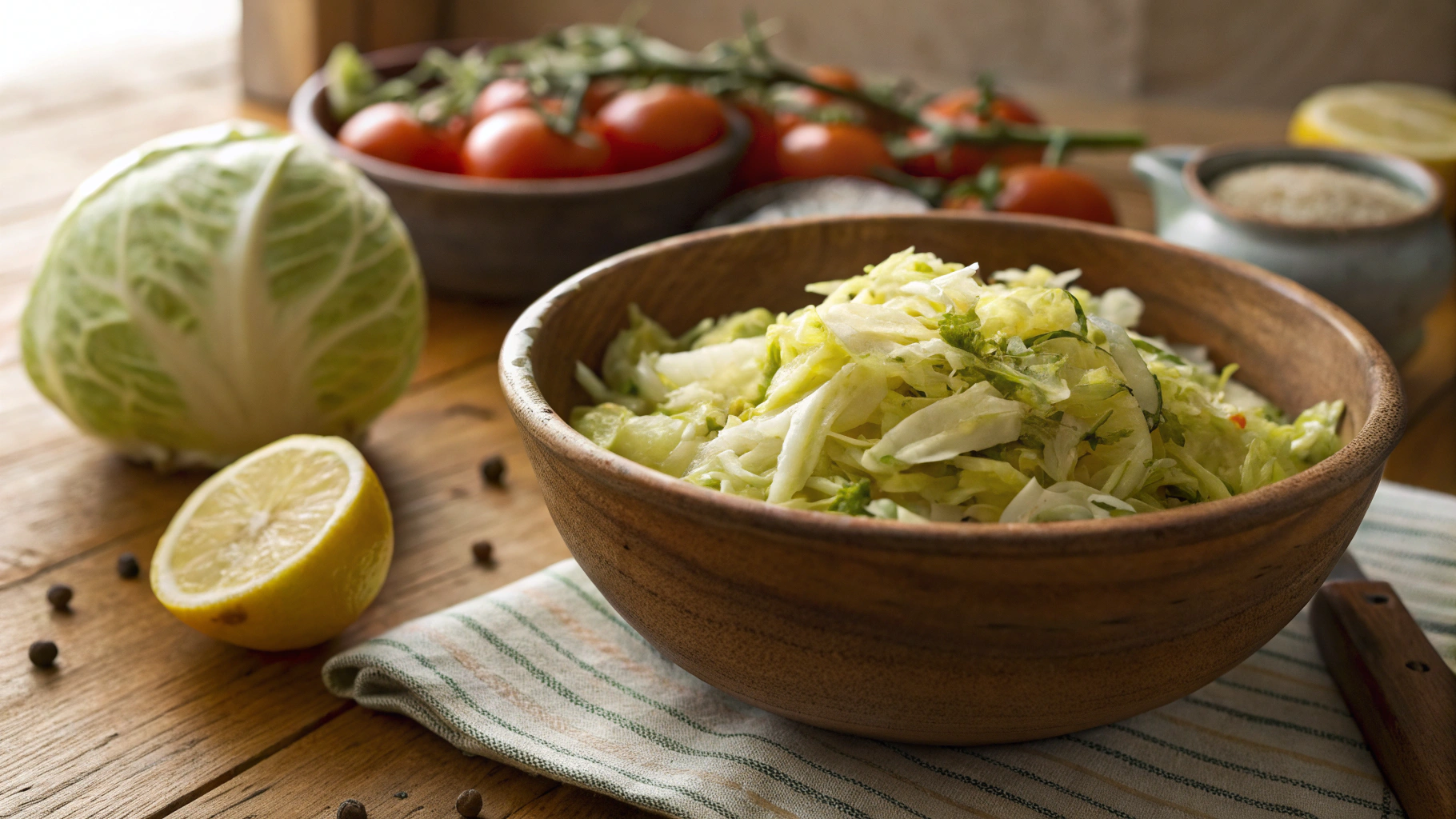 Keto Lemon and Garlic Cabbage