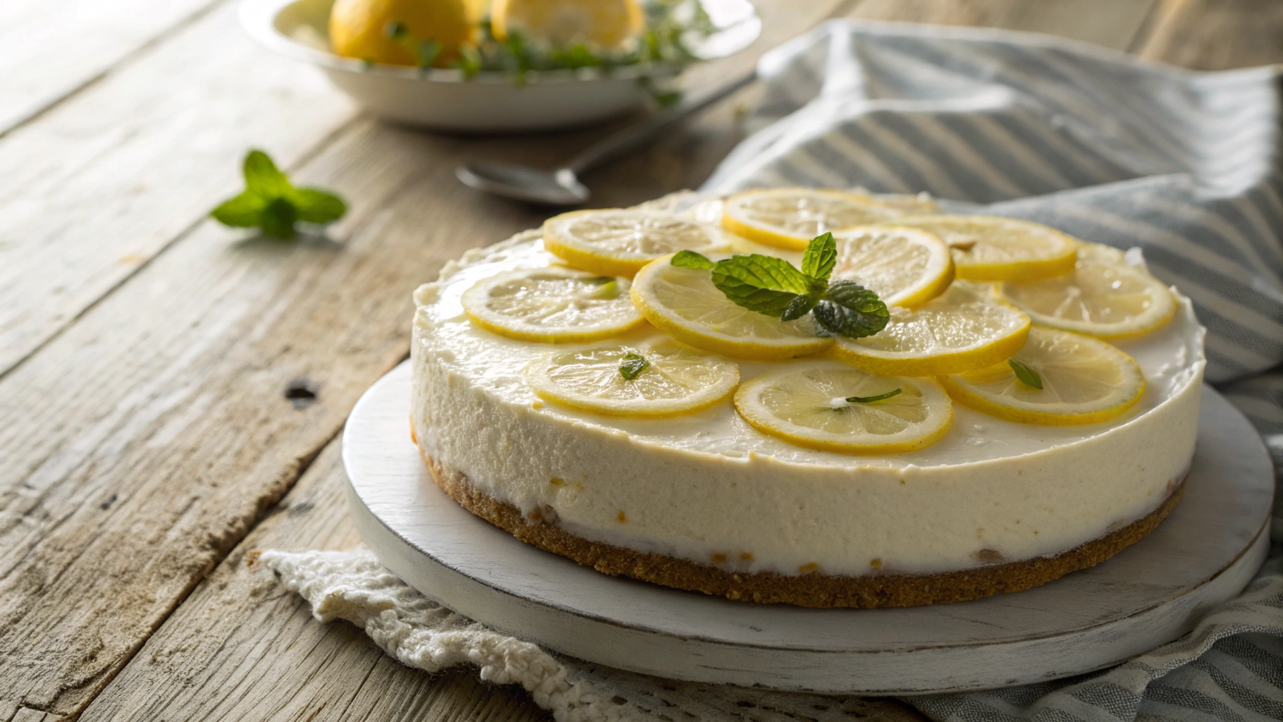 Keto Lemon Cheesecake