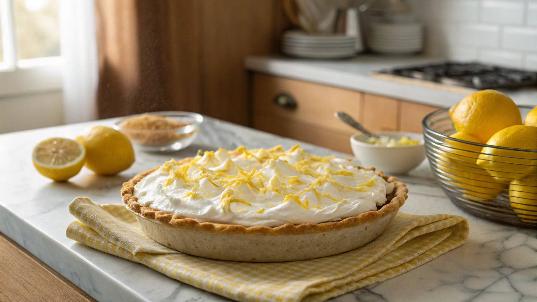 Low Carb Lemon Meringue Pie