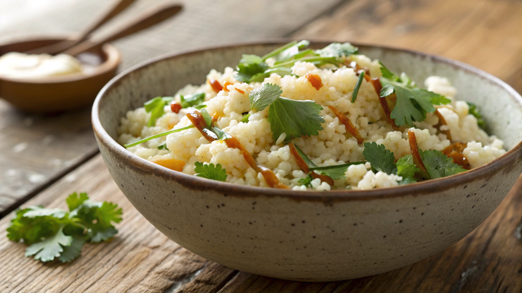 Keto Lemon Tahini Rice