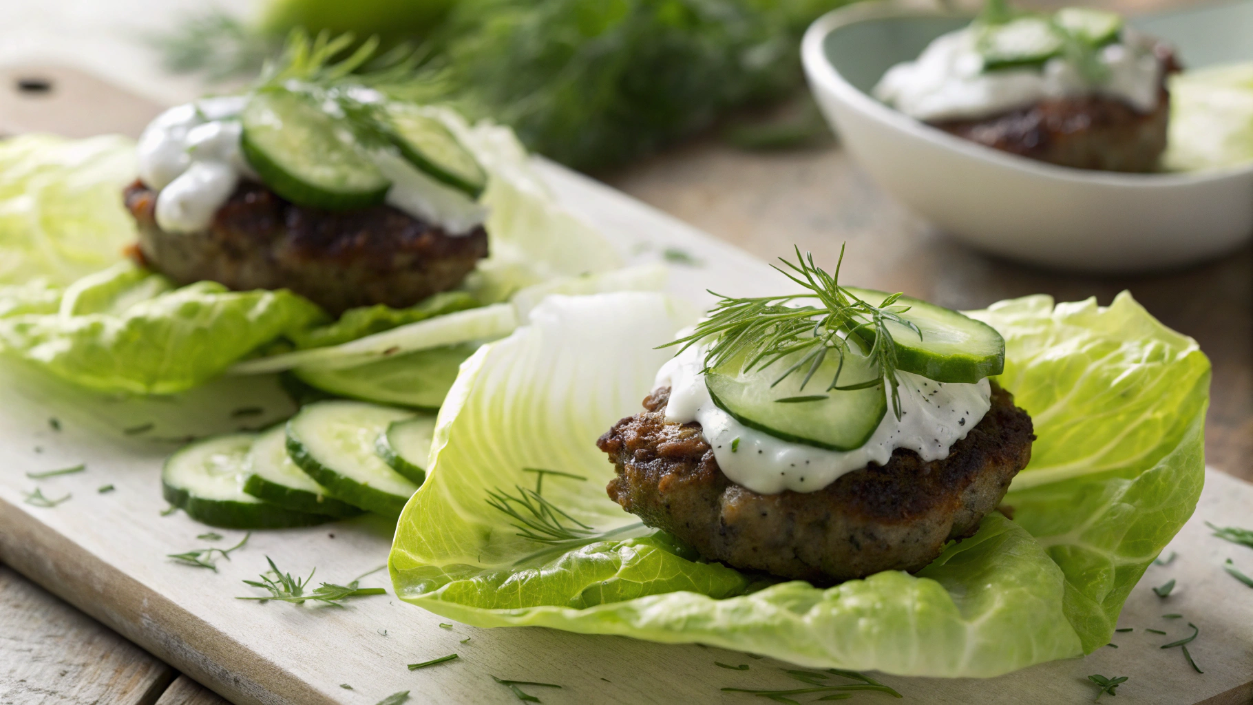 Keto Lettuce Wrapped Lamb Burgers