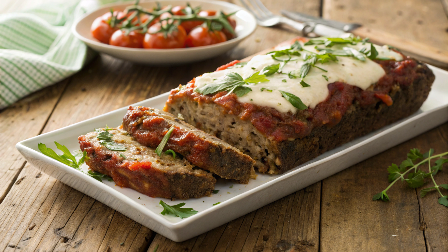 Keto Loaded Italian Meatloaf