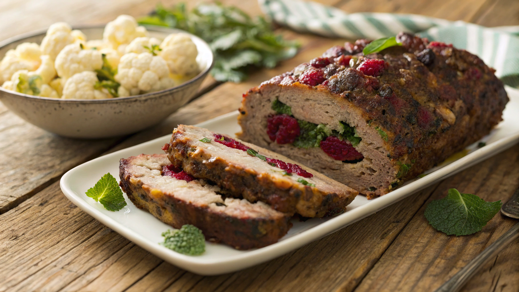 Keto Loaded Lamb Meatloaf