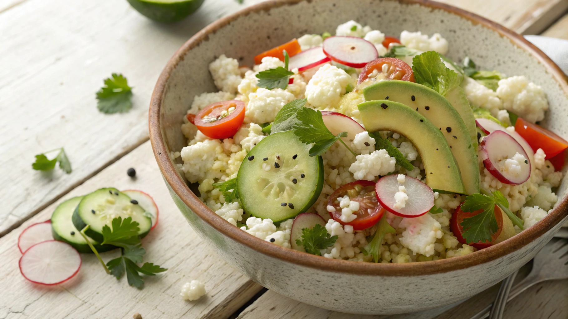 Keto Loaded Rice Salad