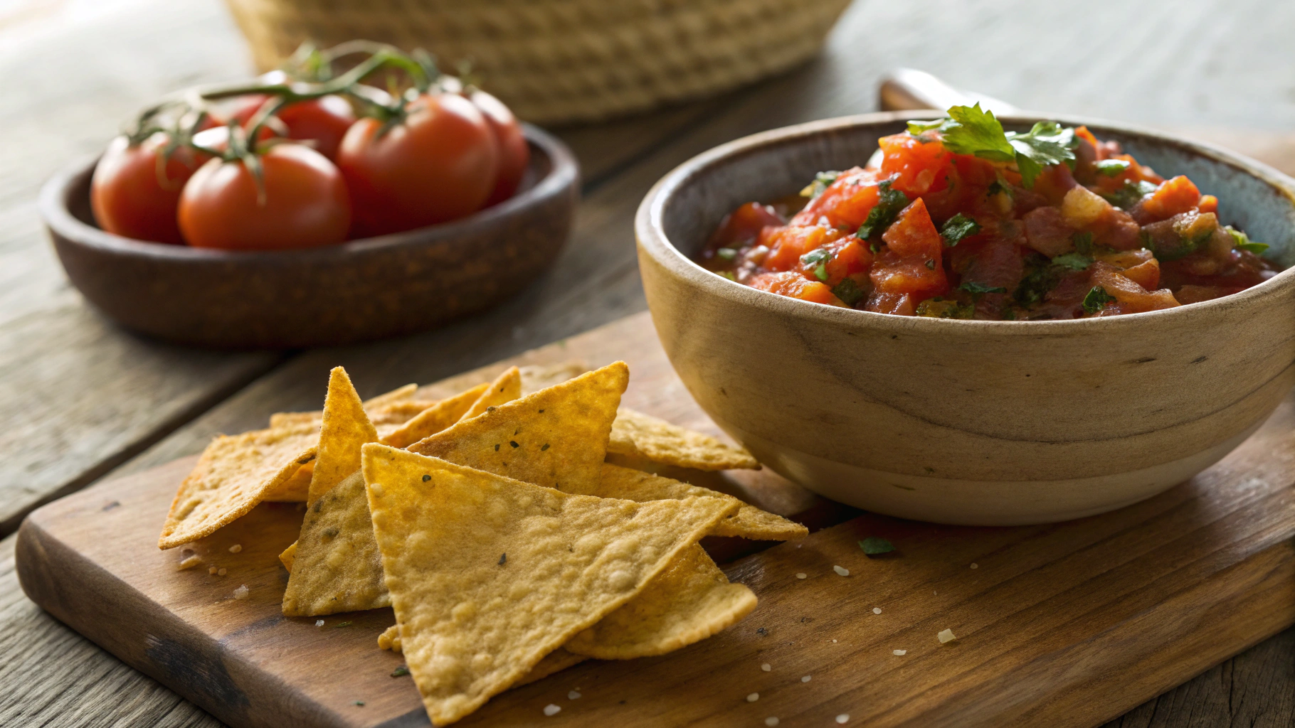 Keto Low Calorie Chips And Salsa