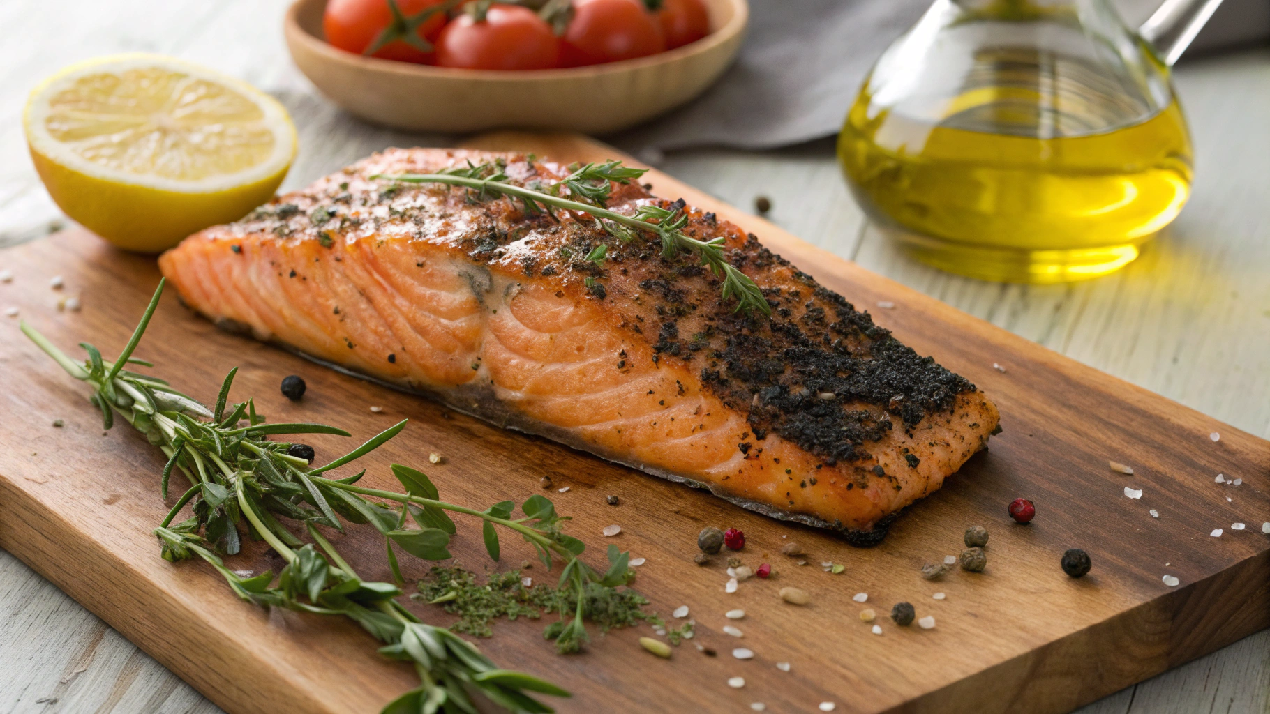 Keto Low Calorie Skillet Salmon