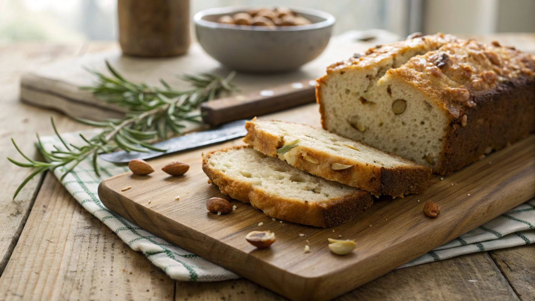 Keto Macadamia Bread