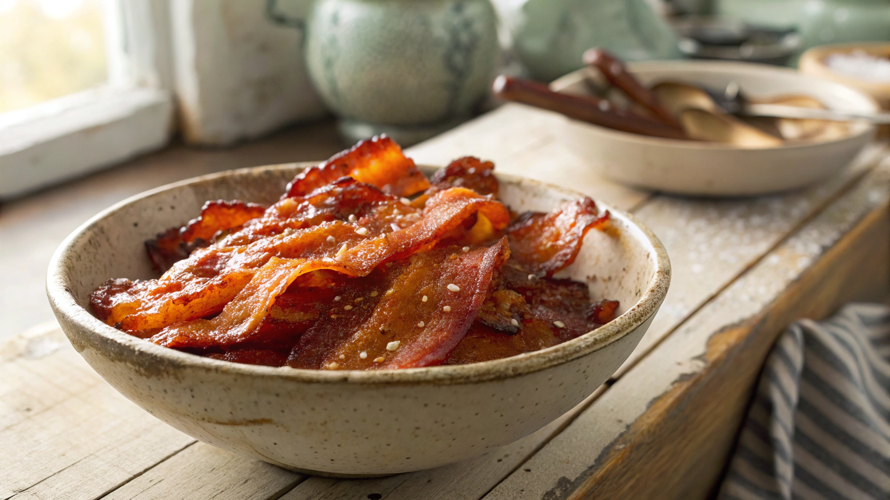 Keto Maple Paprika Bacon