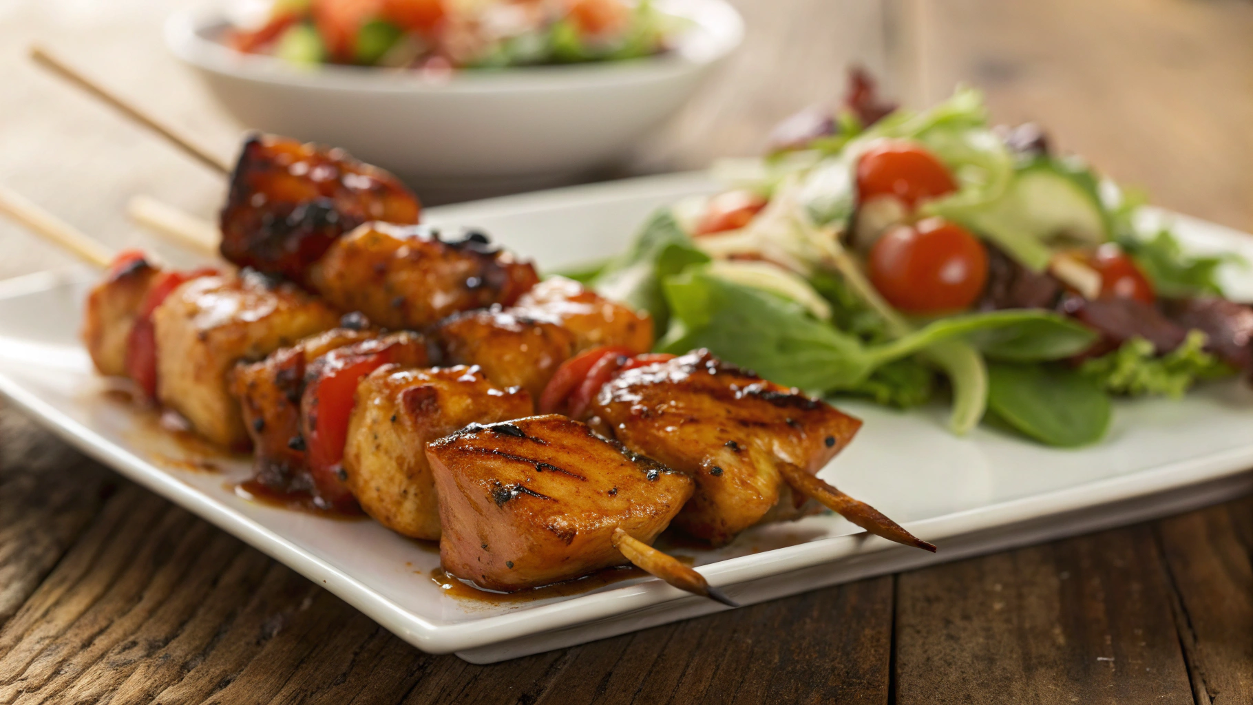 Keto Maple Paprika Chicken Kebabs