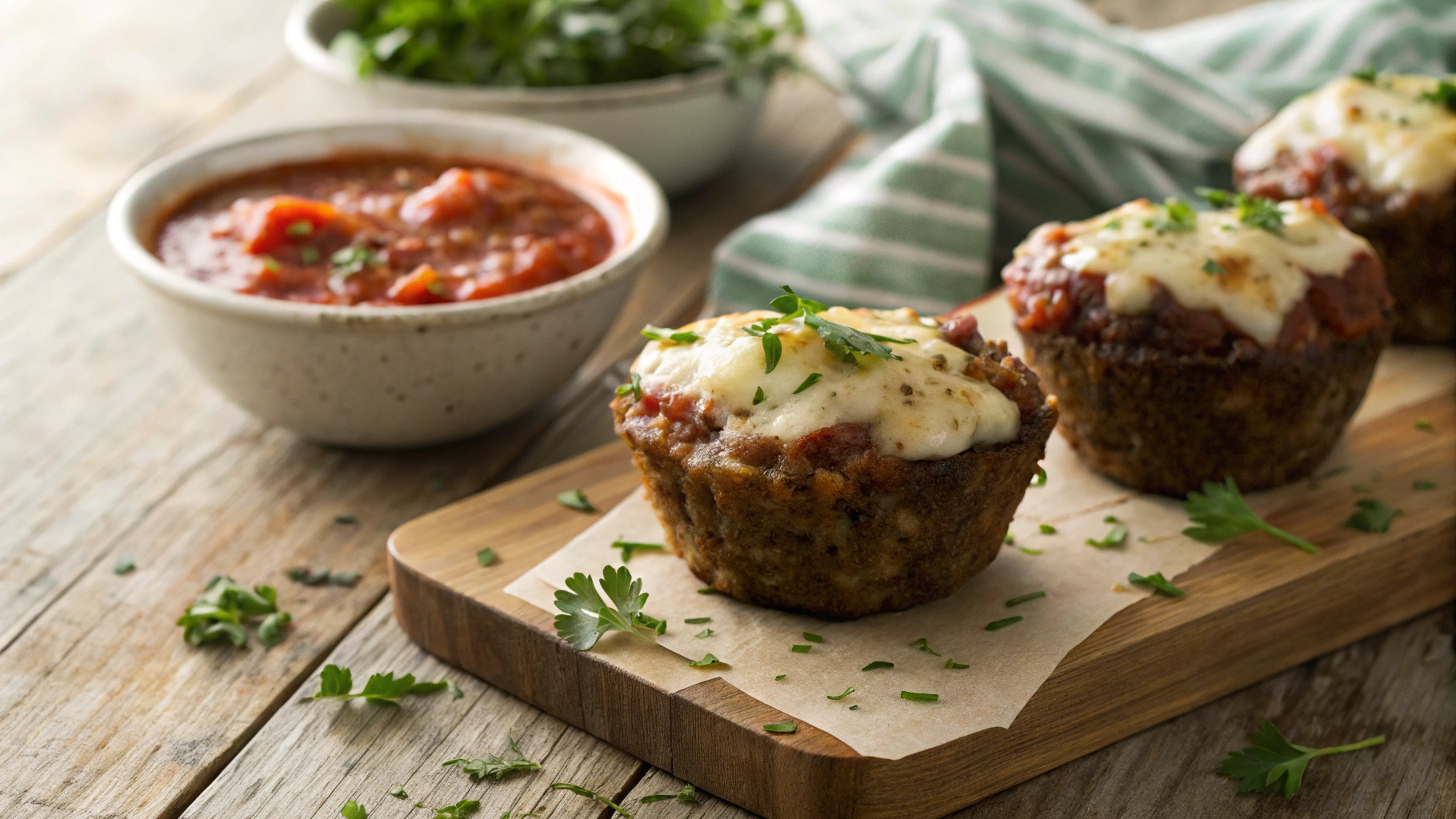 Keto Meatloaf Cauliflower Cups