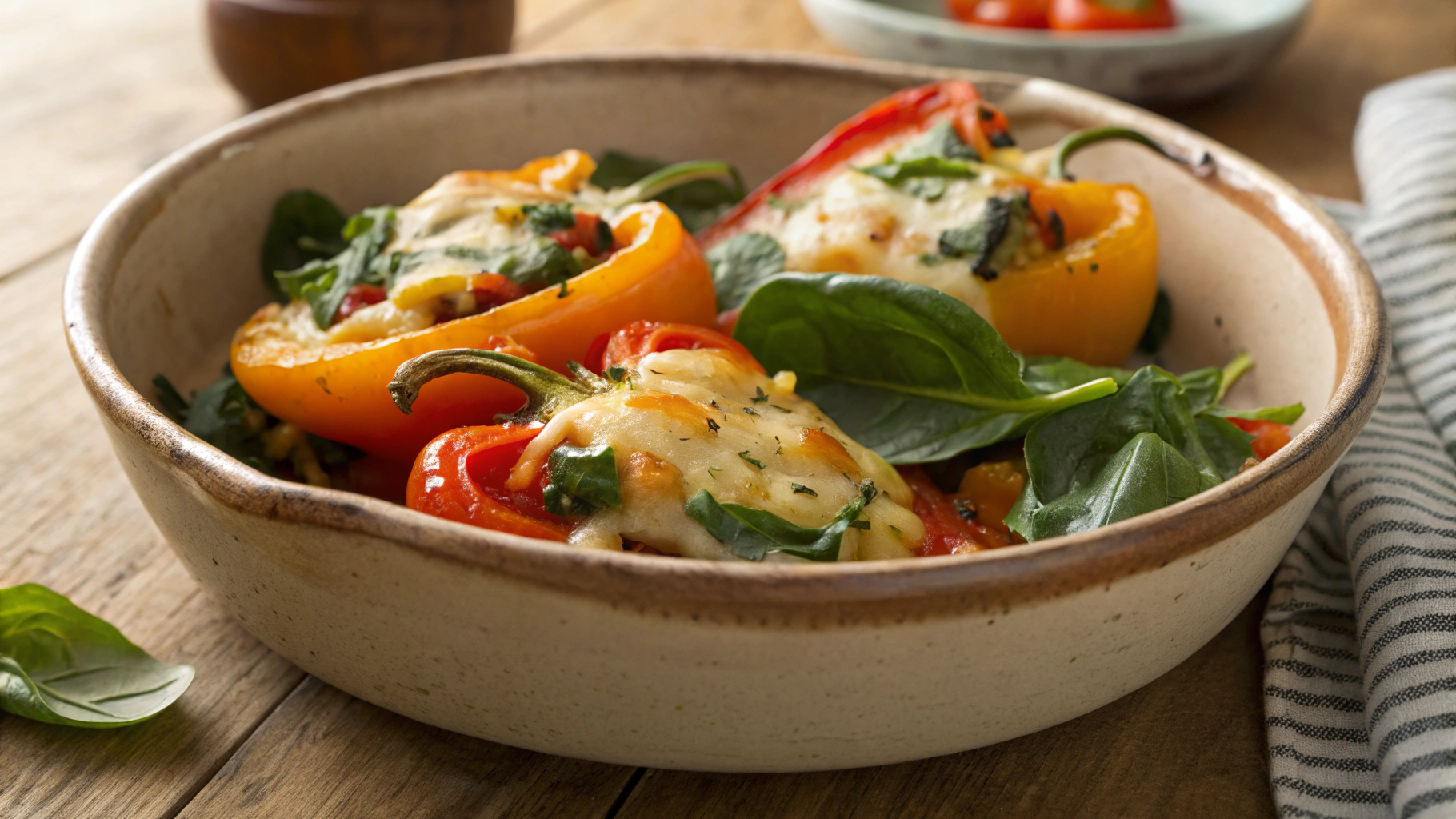 Keto Meaty Sweet Peppers