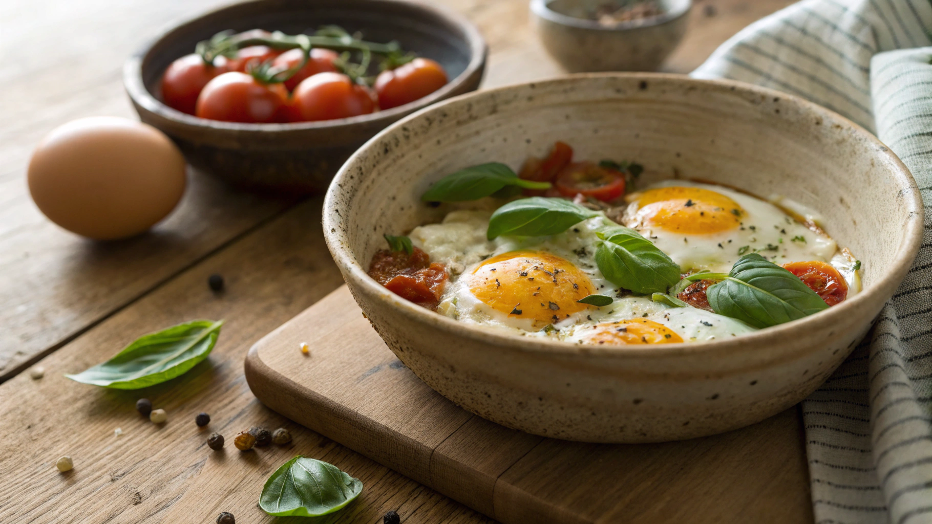 Keto Mediterranean Baked Eggs