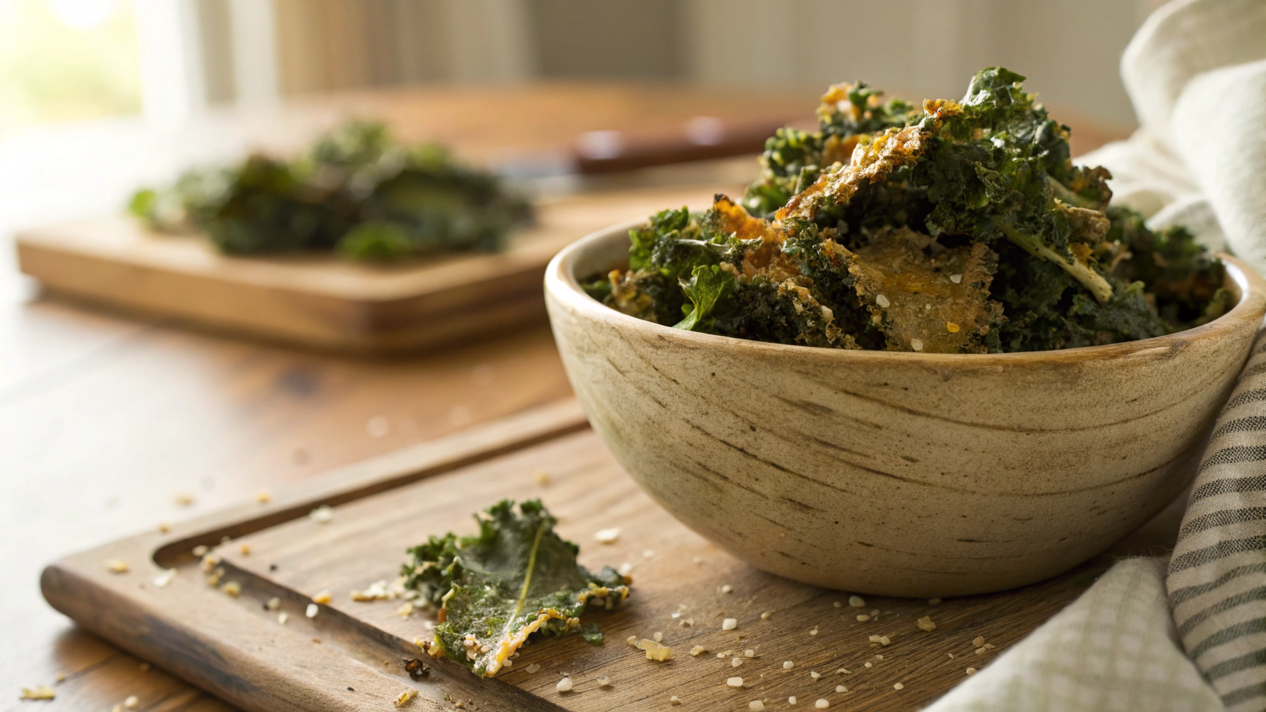 Keto Mediterranean Kale Chips