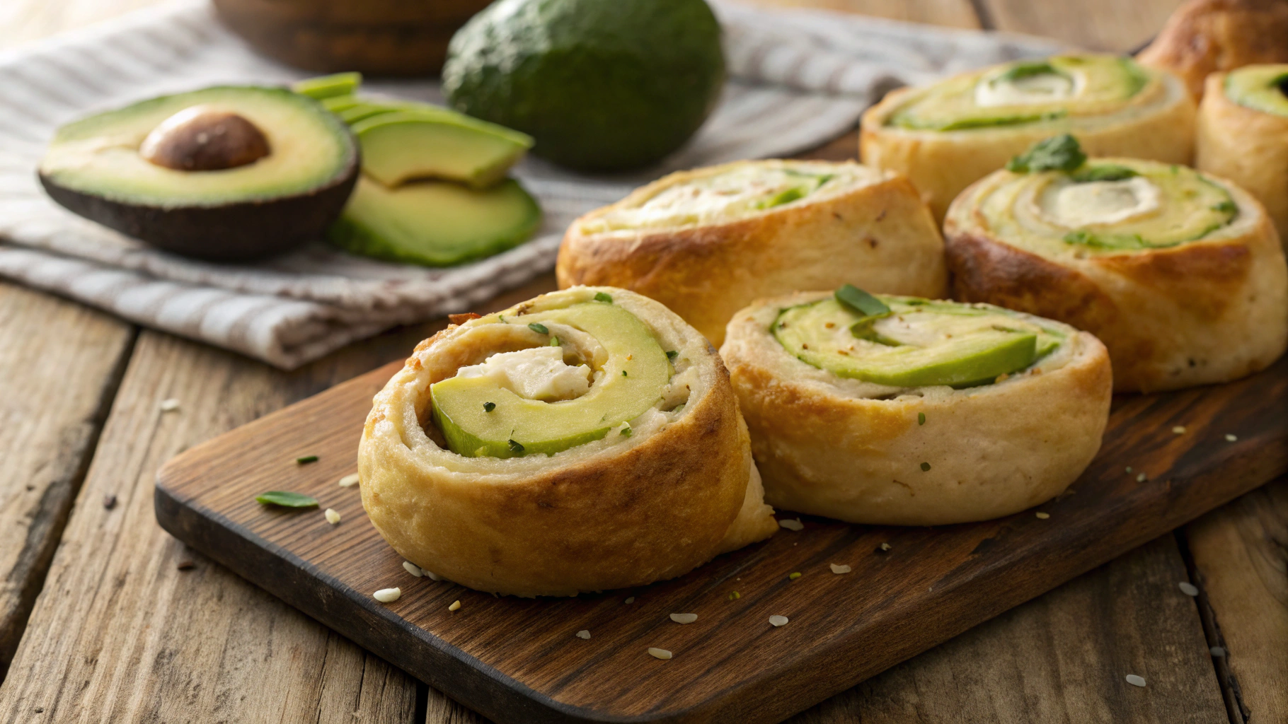 Keto Melty Cheese Avocado Rollups