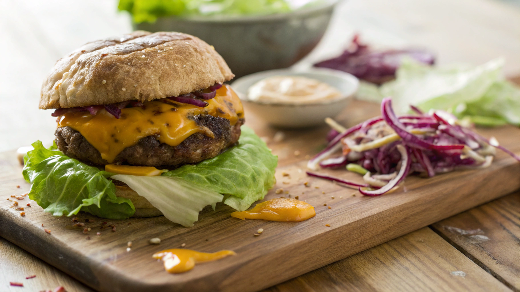 Keto Melty Cheese Burgers