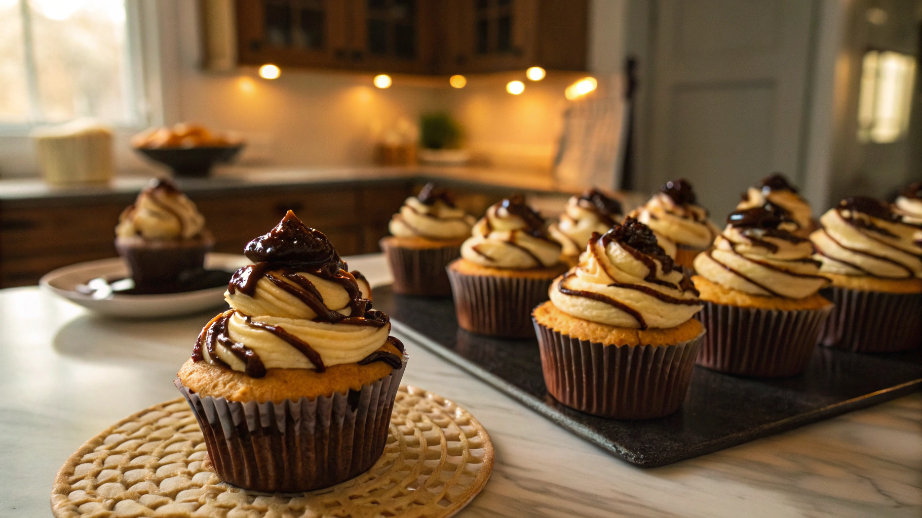 Keto Mexican Chocolate Ganache Spiced Cakes