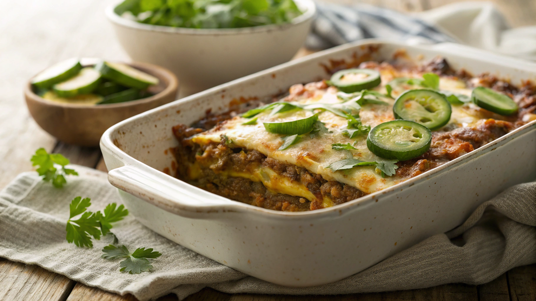 Keto Mexican Lasagna