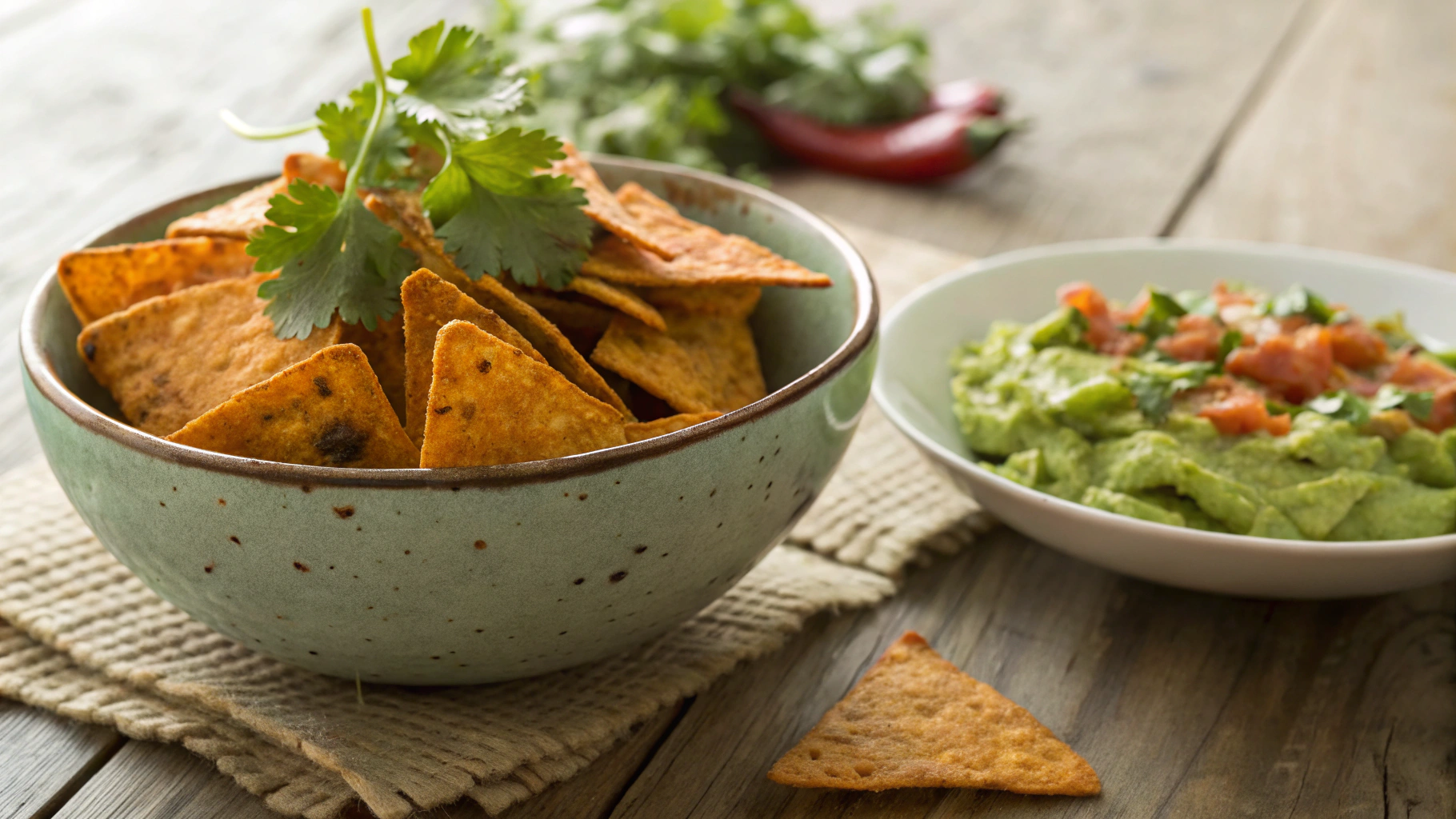 Keto Mexican Style Vegan Nacho Chips