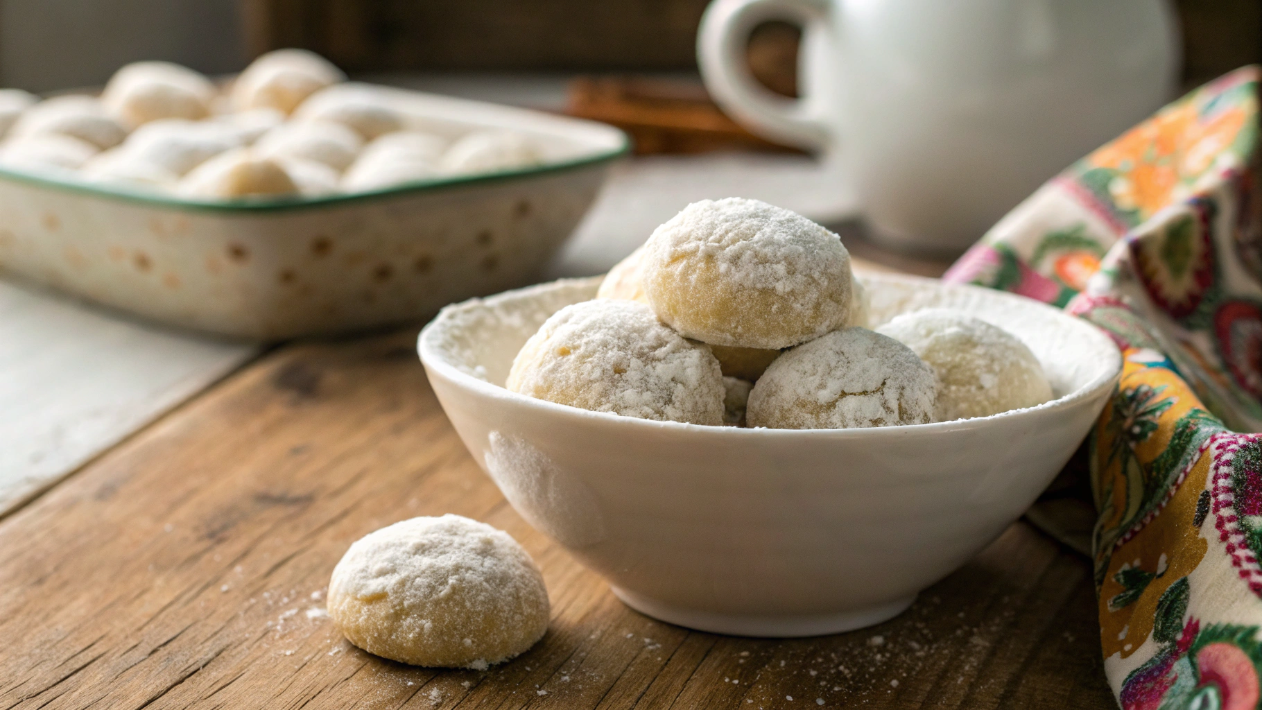 Easy Keto Mexican Wedding Snowball Cookies