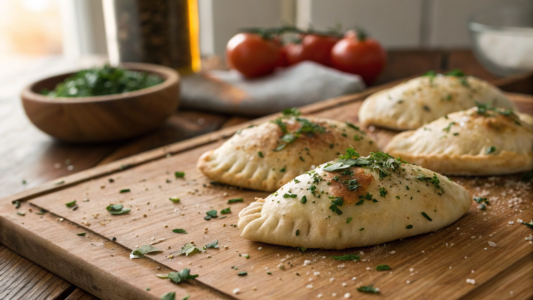 Keto Mini Pepperoni Pizza Calzones