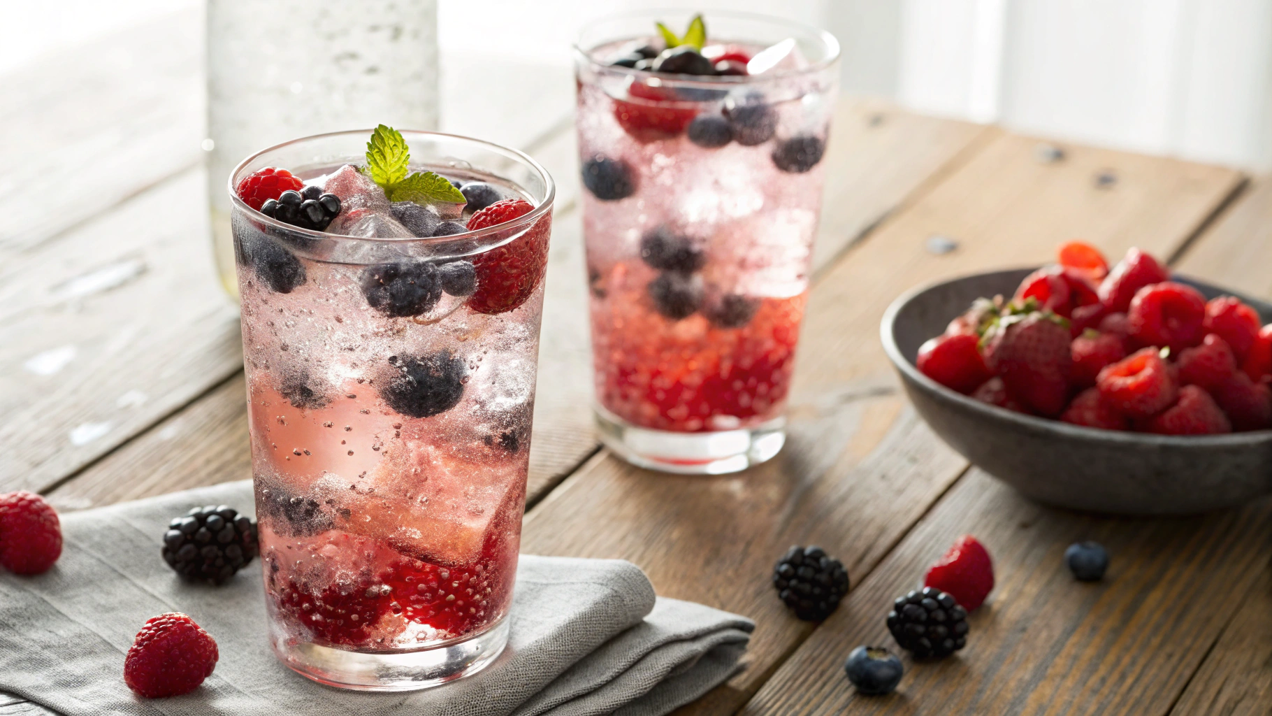 Keto Mixed Berry Cooler