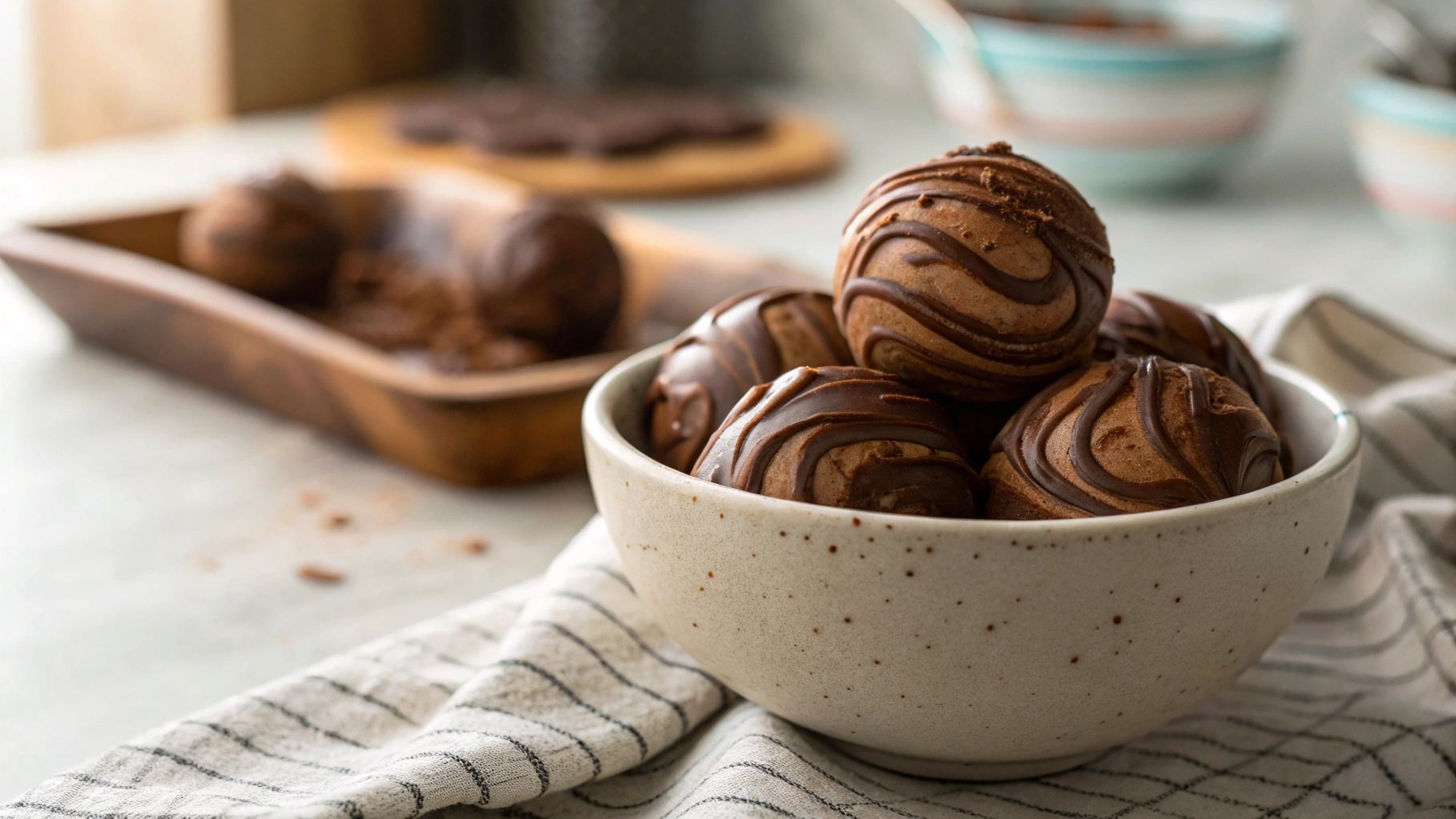 Keto Mocha Chocolate Fat Bombs