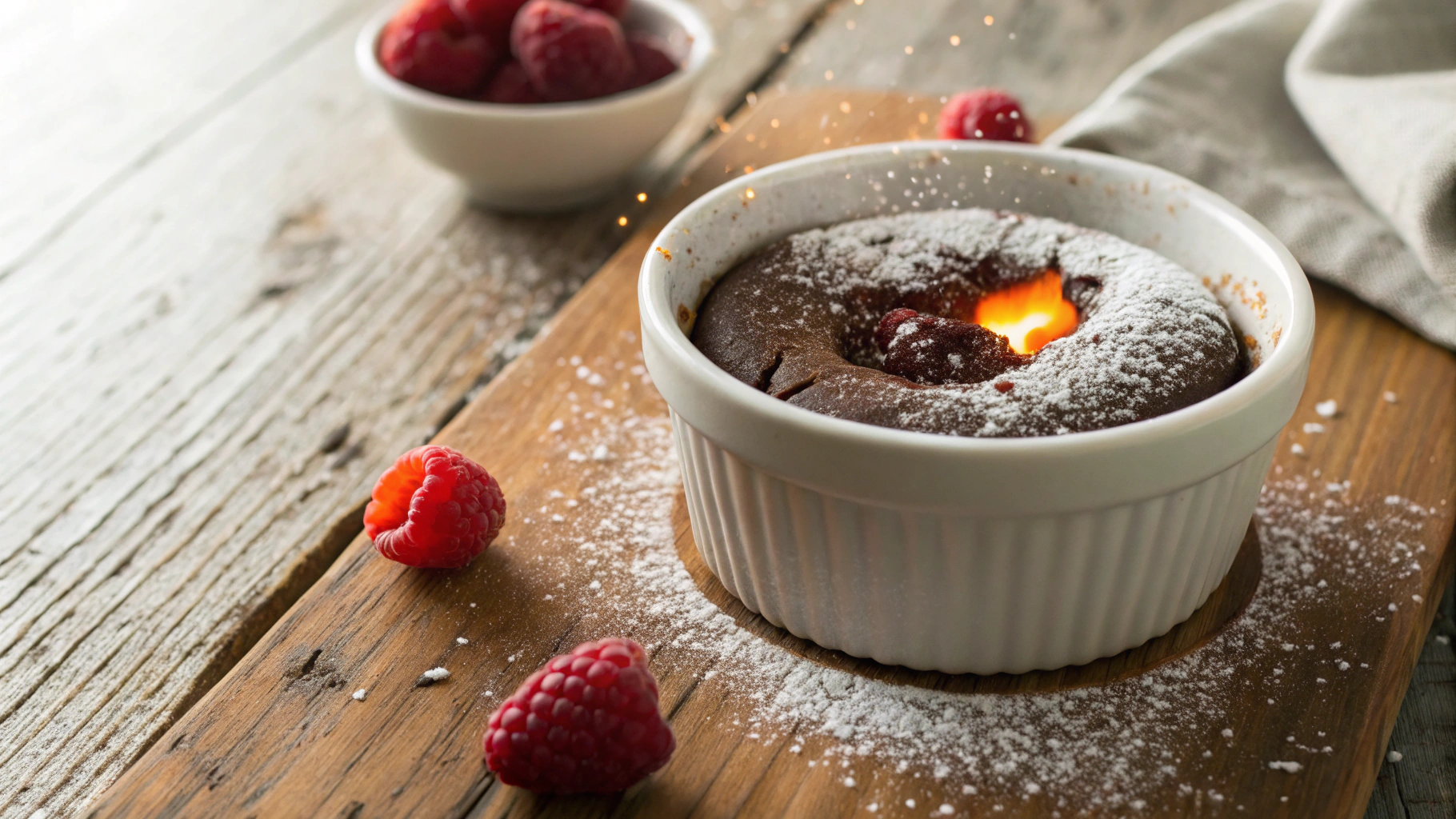 Keto Molten Lava Mug Cake