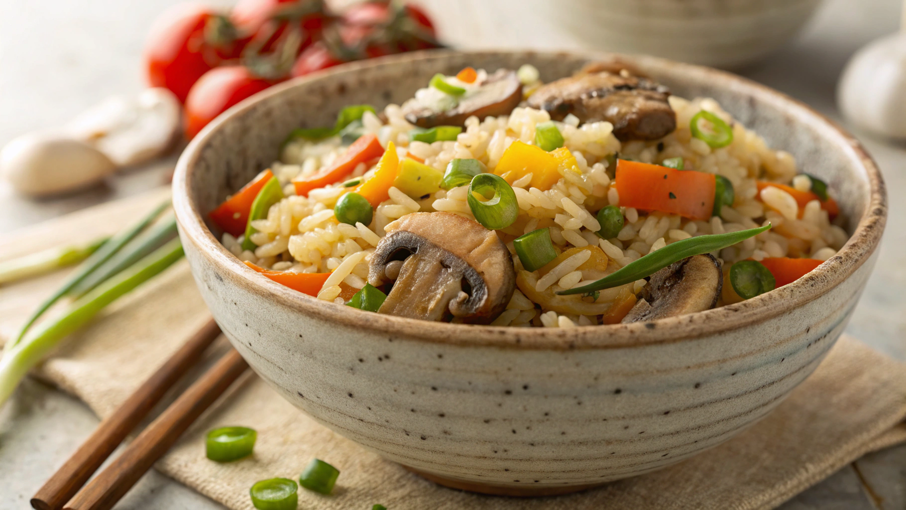 Keto Mushroom Fried Rice