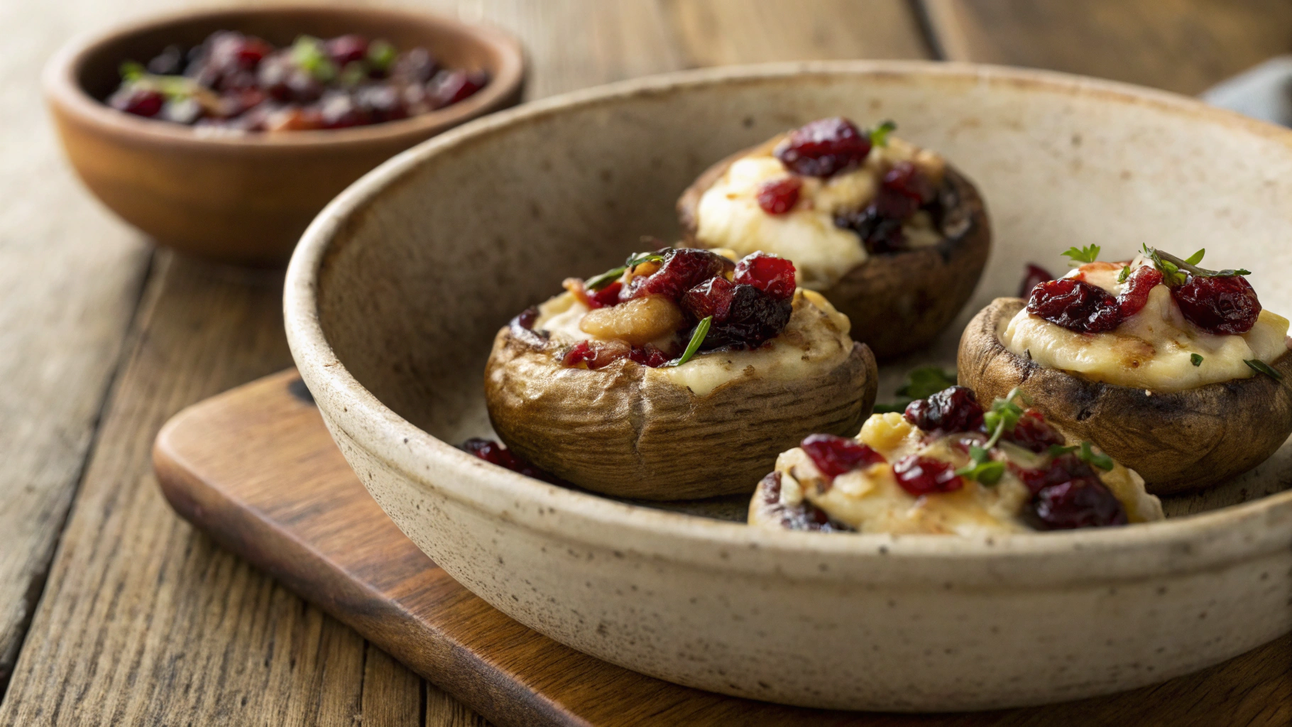 Keto New Years Prosciutto Wrapped Mushrooms