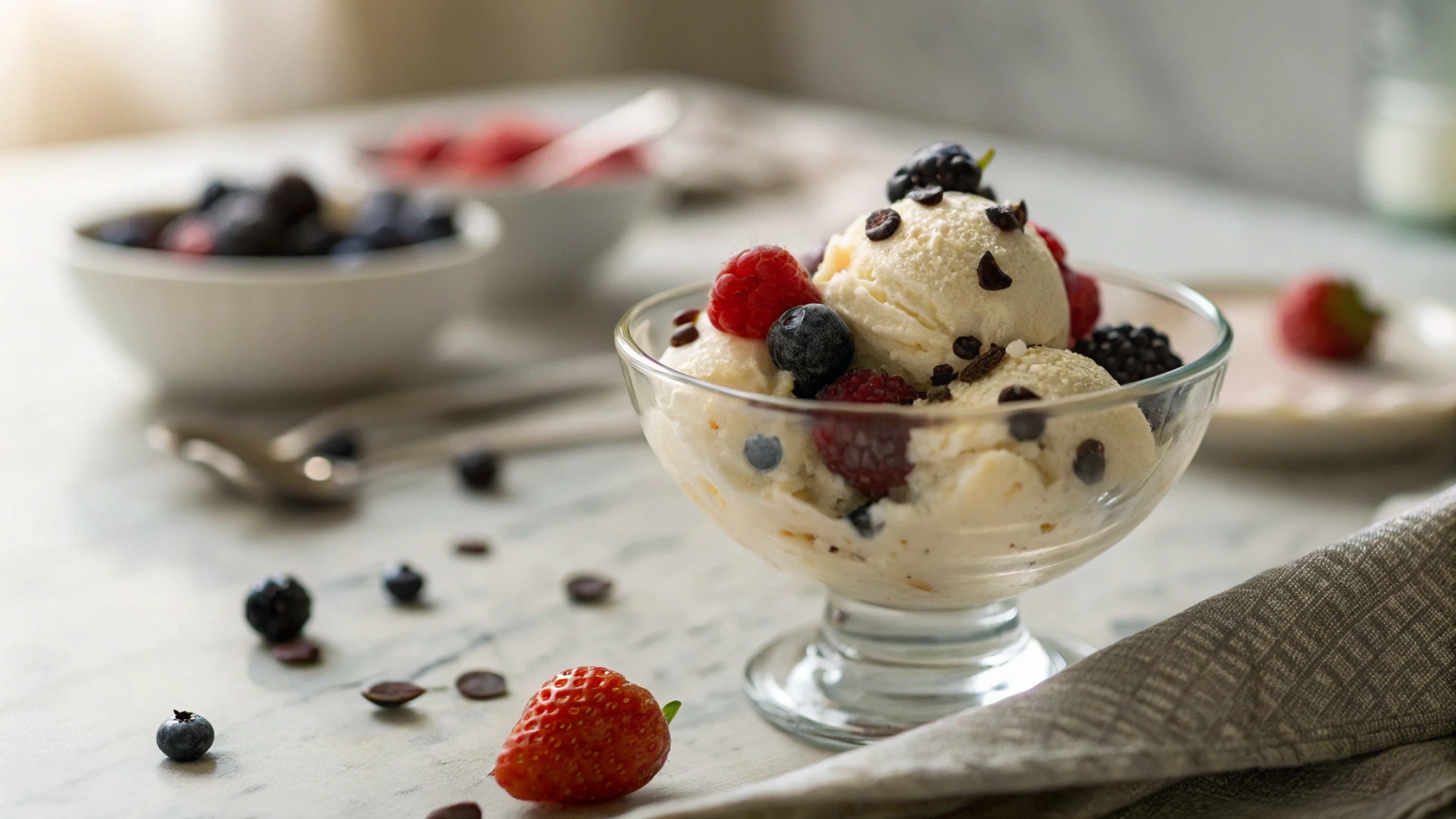 Keto No-Churn Homemade Style Vanilla Ice Cream