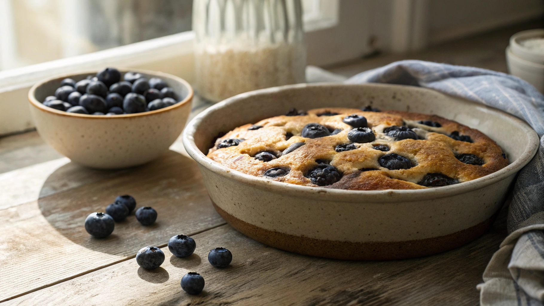 Keto No Flip Blueberry Pancake