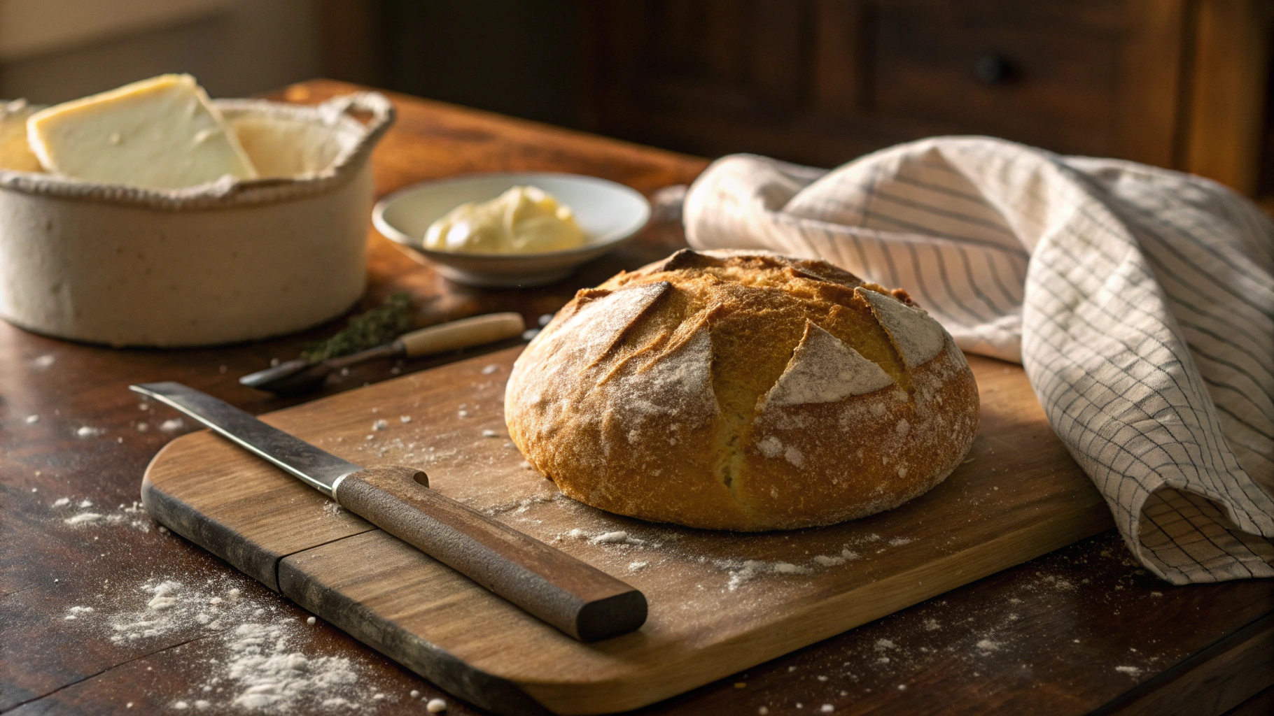 Keto No-Knead Dutch Oven Loaf