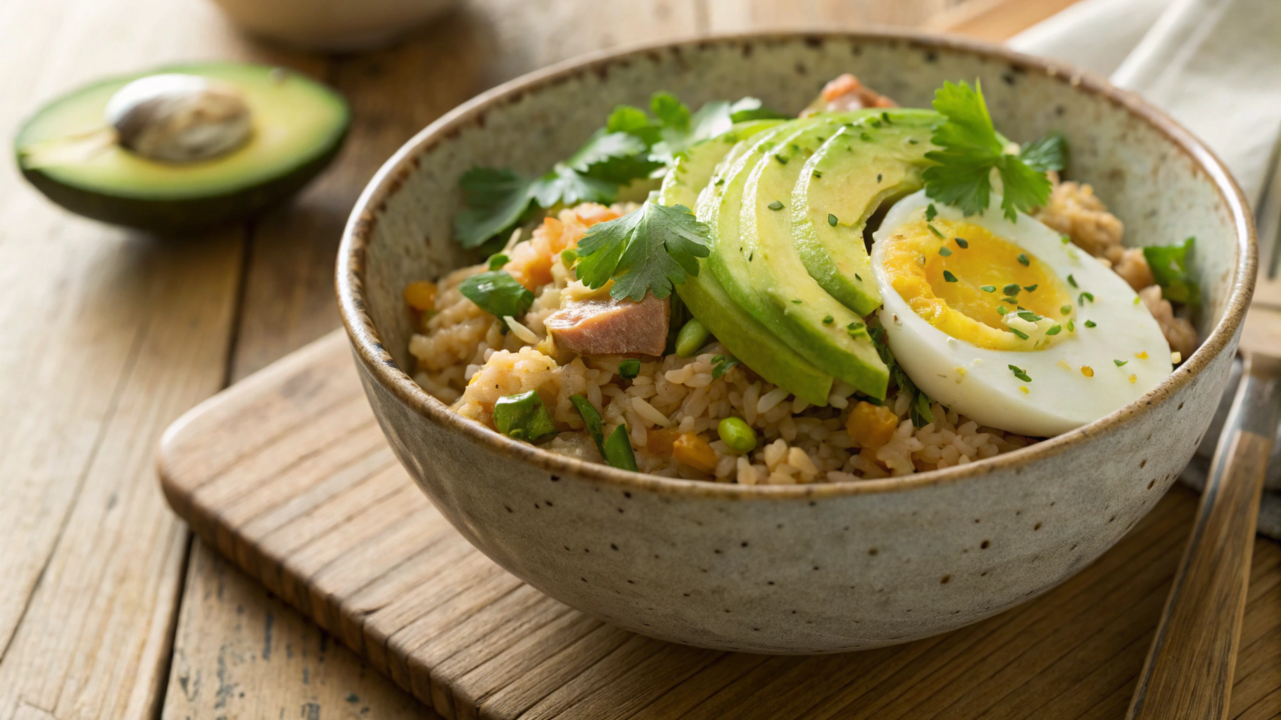Low Carb OMAD Tuna And Egg Fried Rice