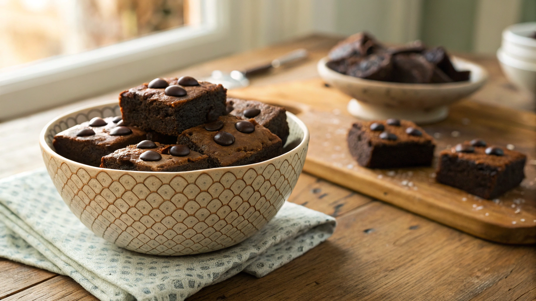 Keto One-Bowl Mini Fudgy Brownies