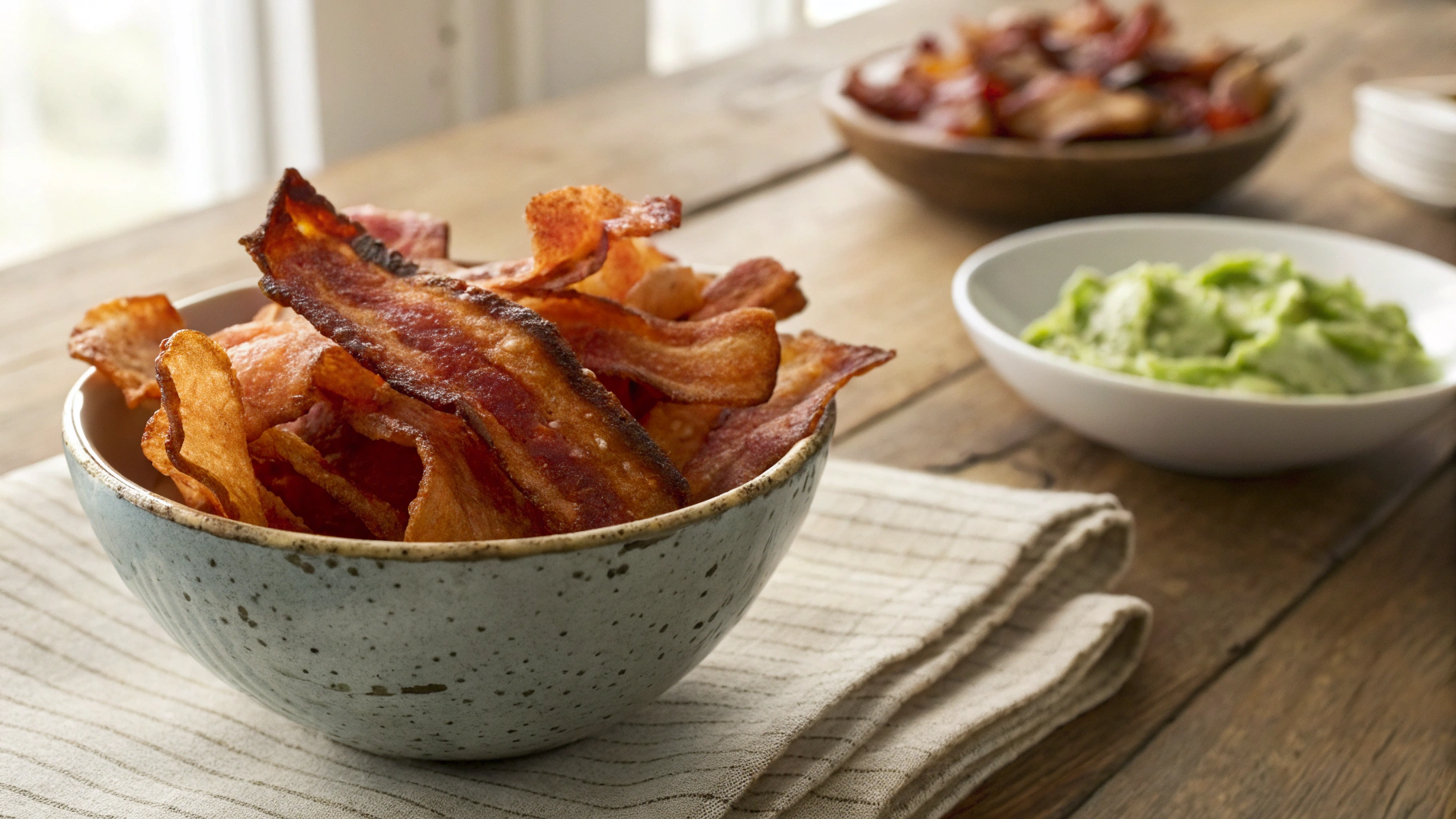 Keto One Ingredient Bacon Chips