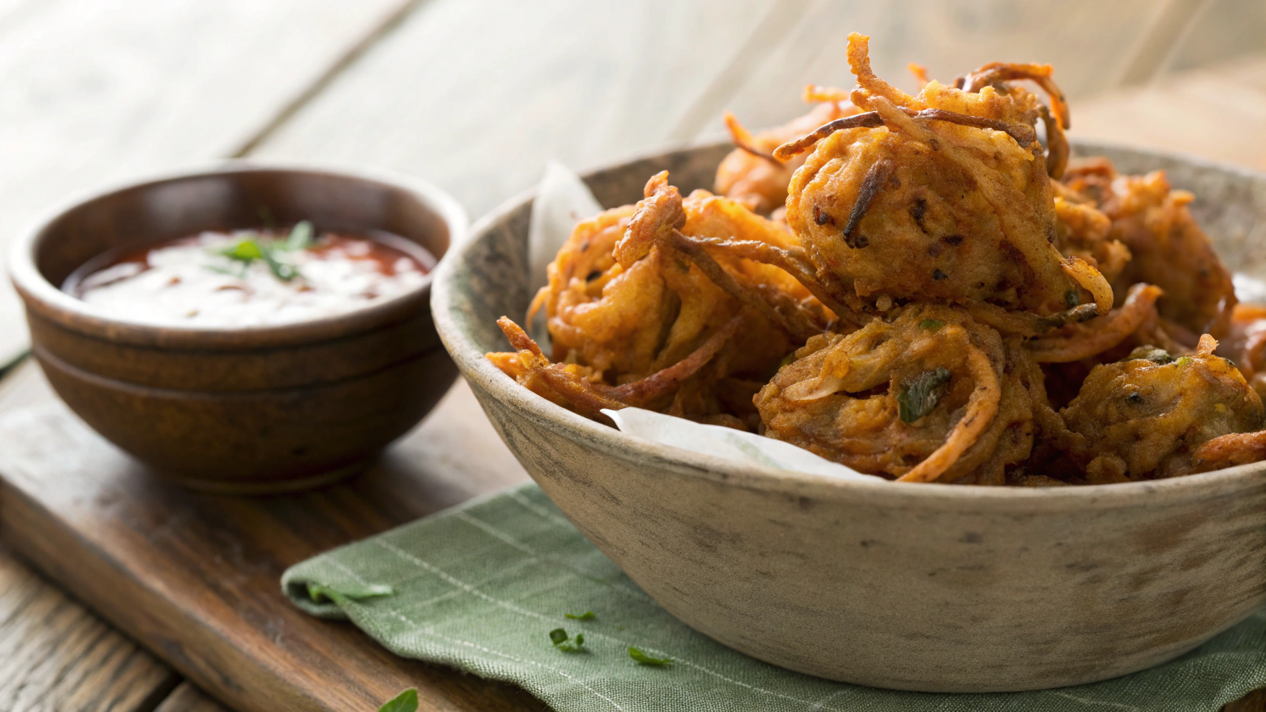 Keto Onion Bhajis
