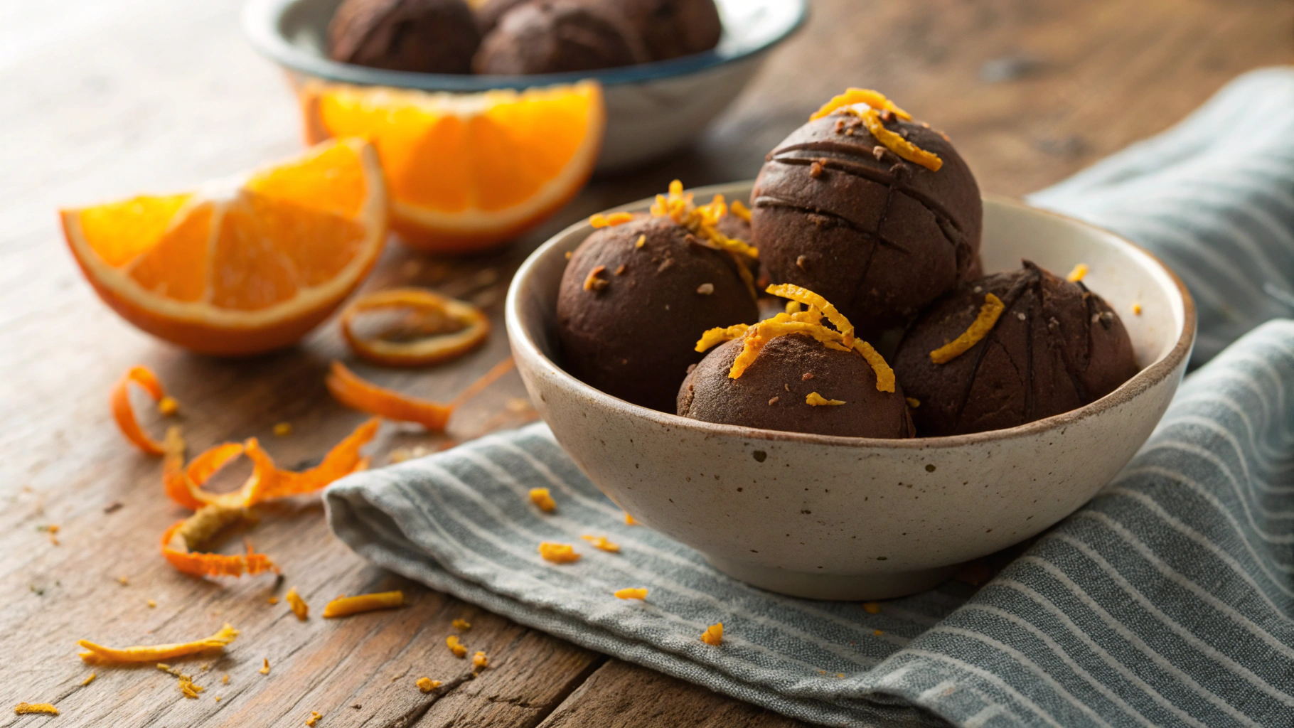 Keto Orange Chocolate Fat Bombs