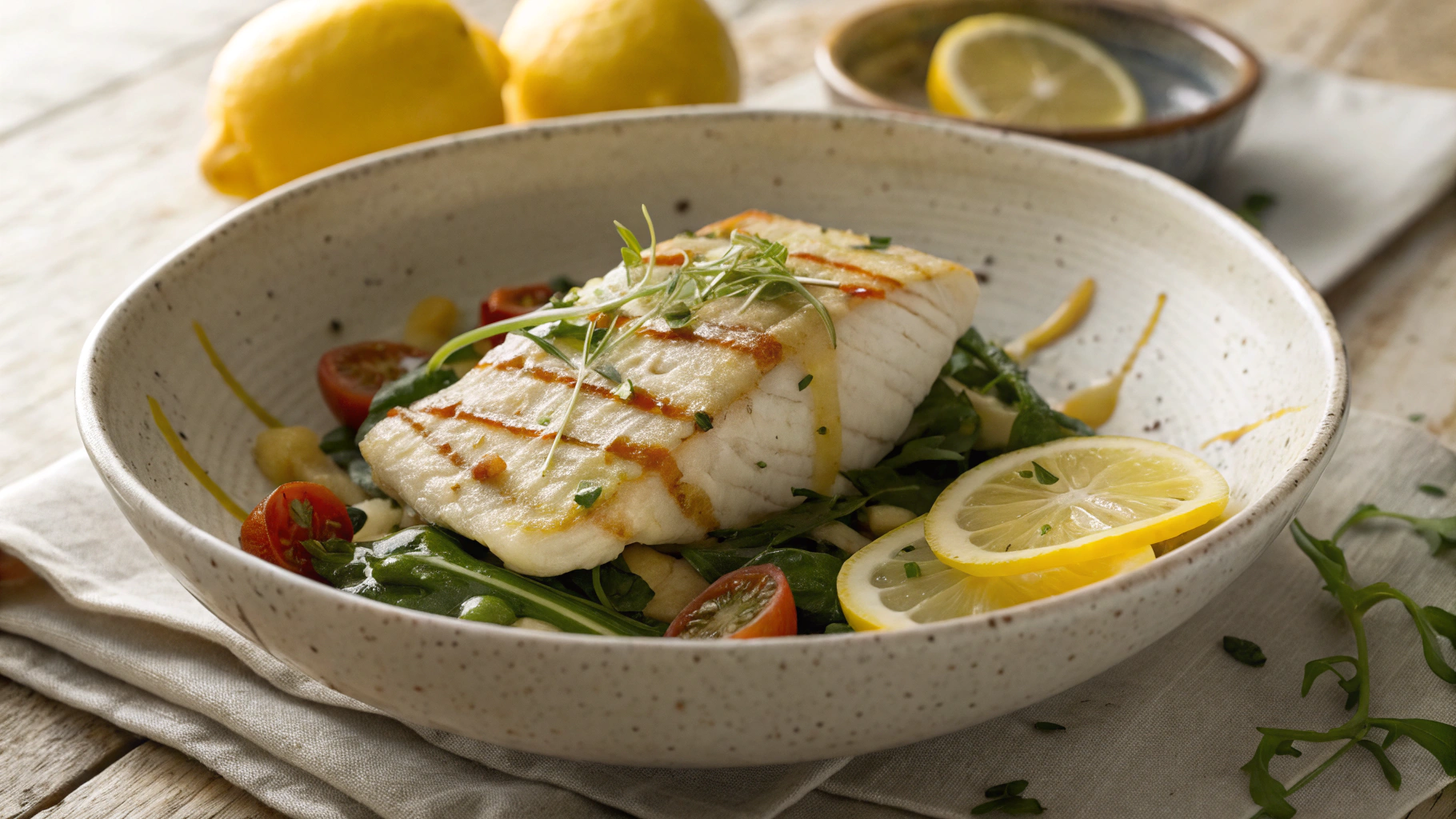 Keto Pan Fried Cod And Capers Polonaise