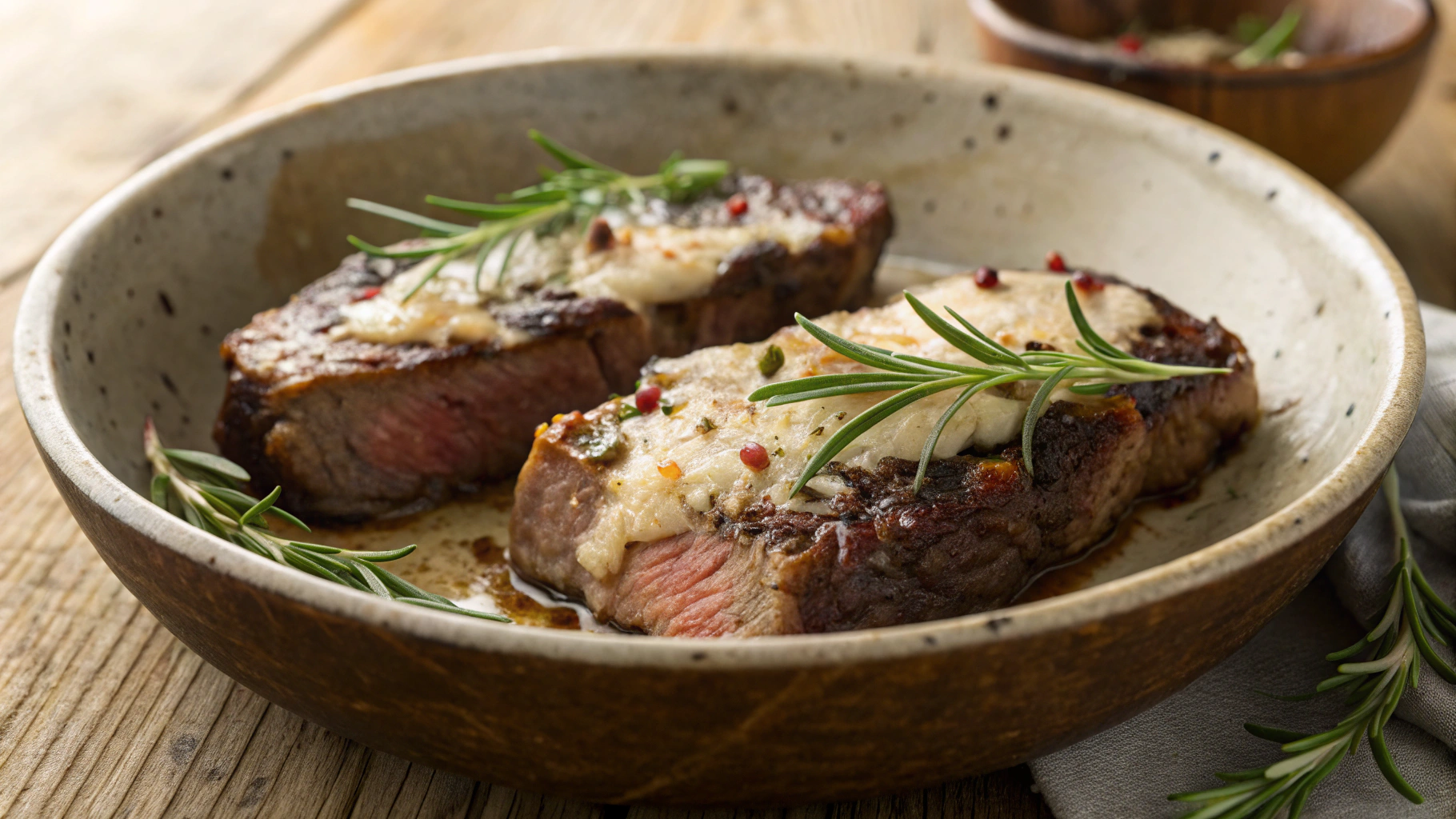 Keto Parmesan Fried Steaks
