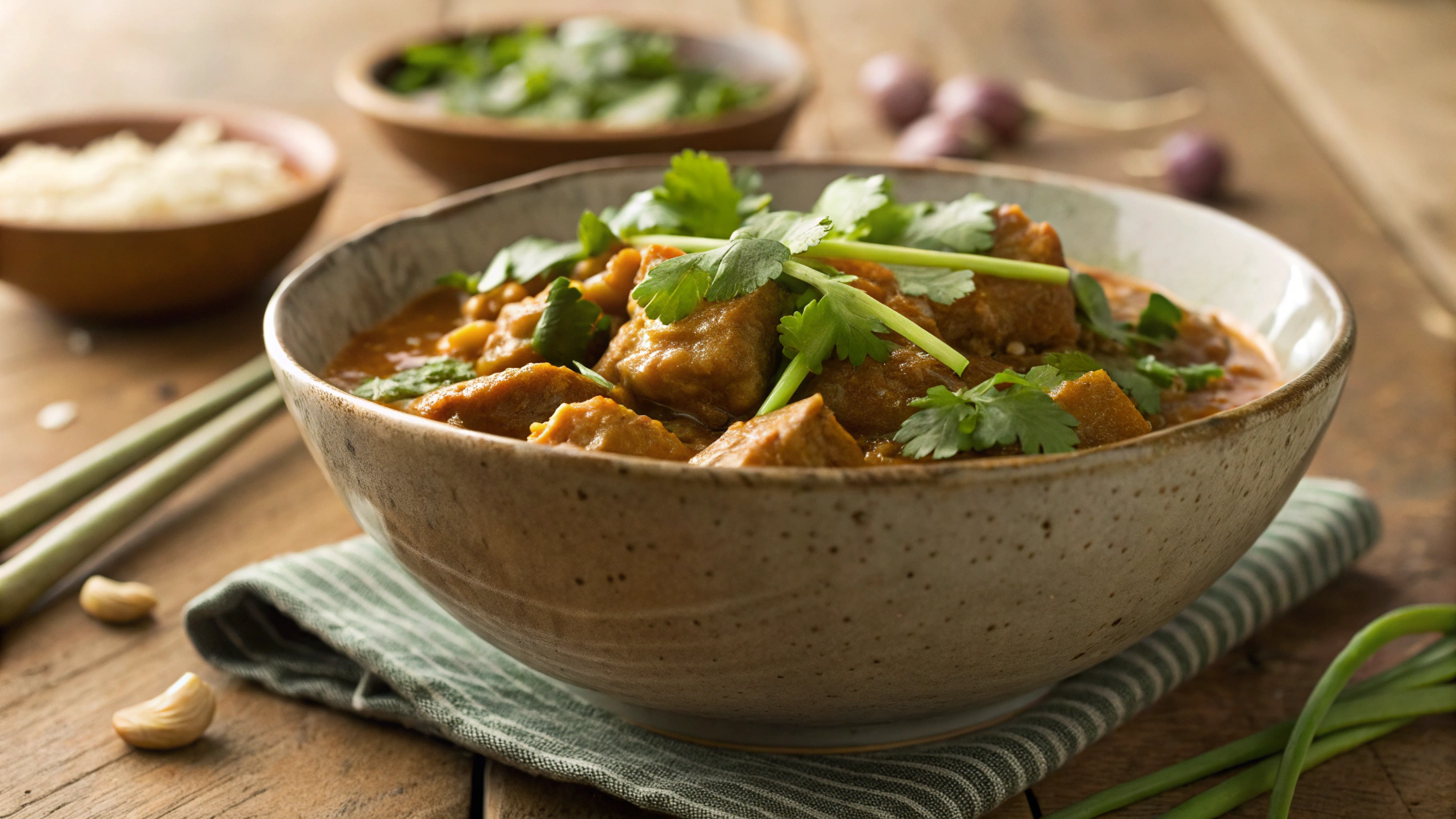 Keto Peanut And Coconut Pork Curry