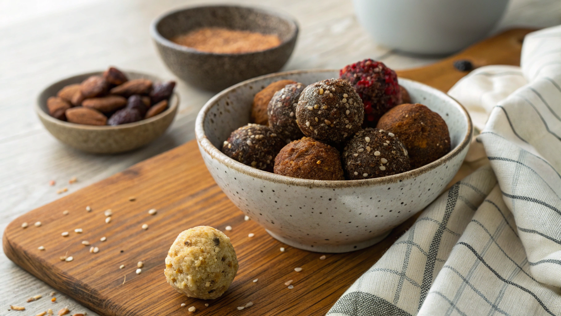 Keto Peanut Butter and Coconut Balls