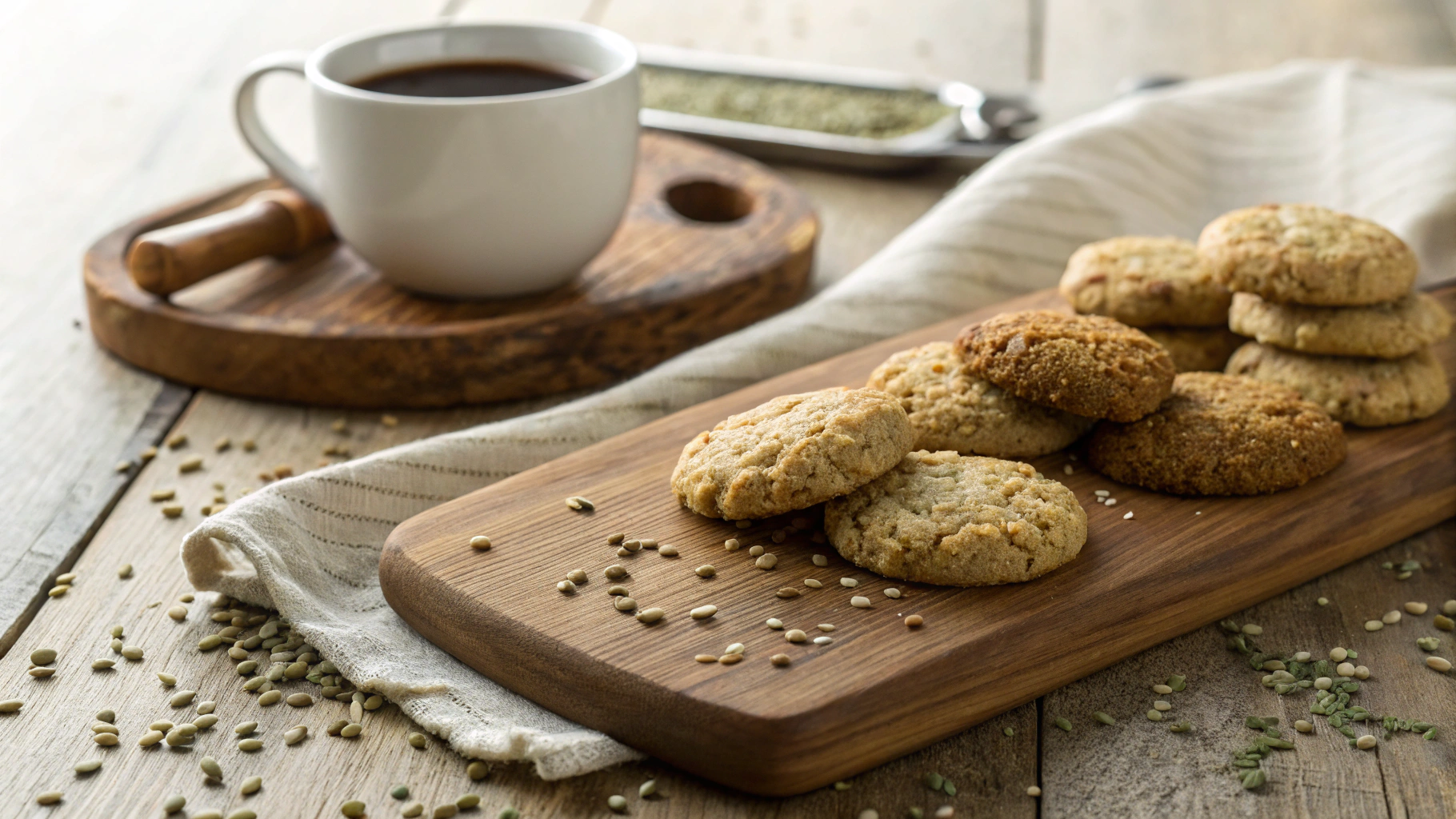 Keto Peanut Butter Chocolate Hemp Heart Cookies
