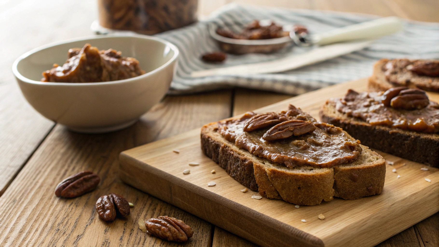 Keto Pecan, Chocolate And Cinnamon Compound Butter