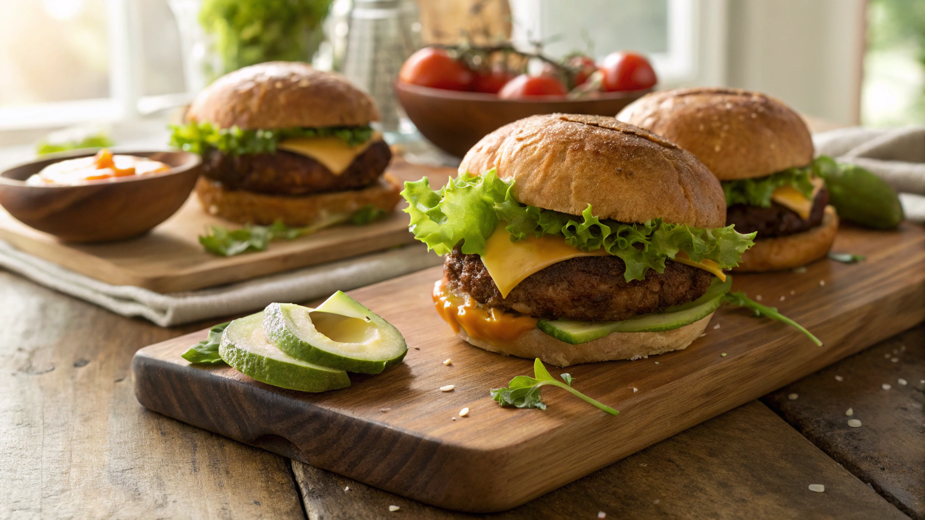 Keto Pepperjack Stuffed Burgers