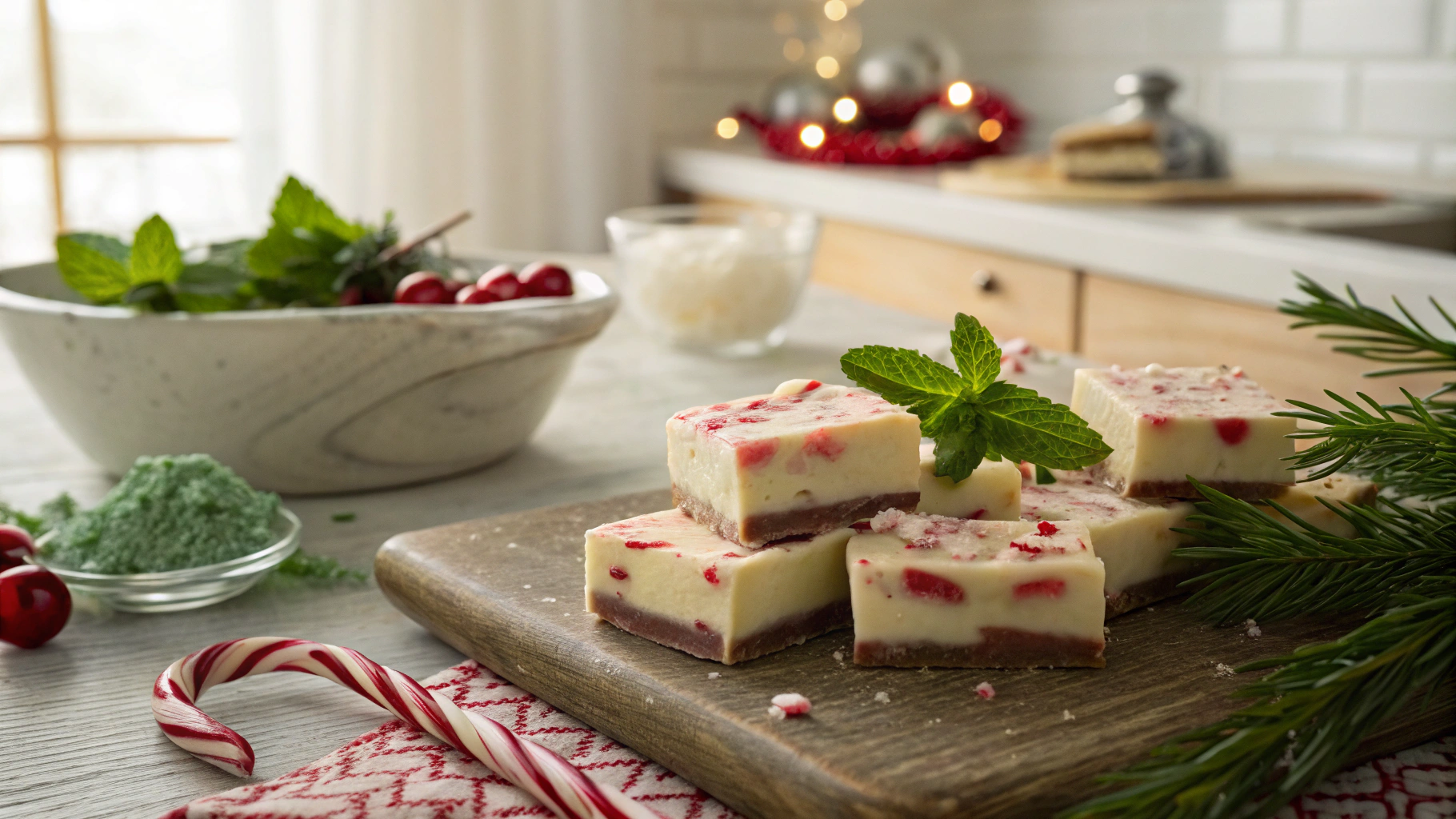 Keto Peppermint Fudge