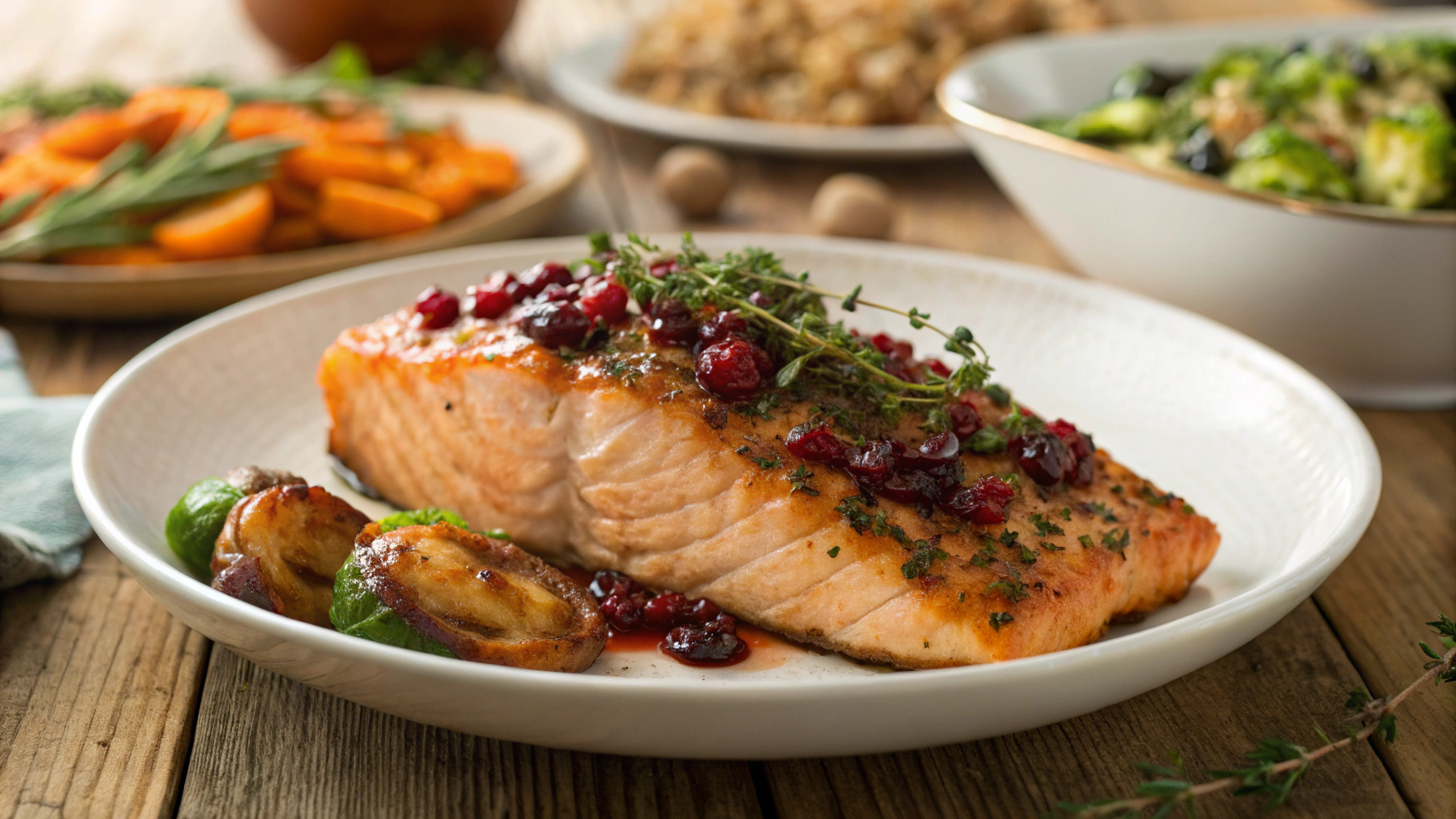 Keto Pescatarian Thanksgiving Salmon