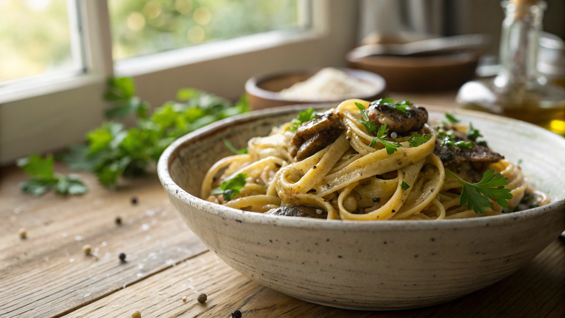 Keto Porcini Mushroom Pasta Dough