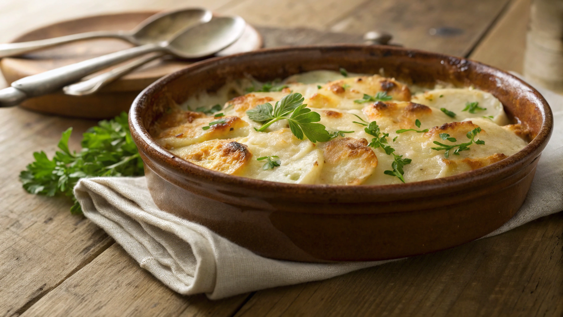 Keto 'Potatoes' au Gratin